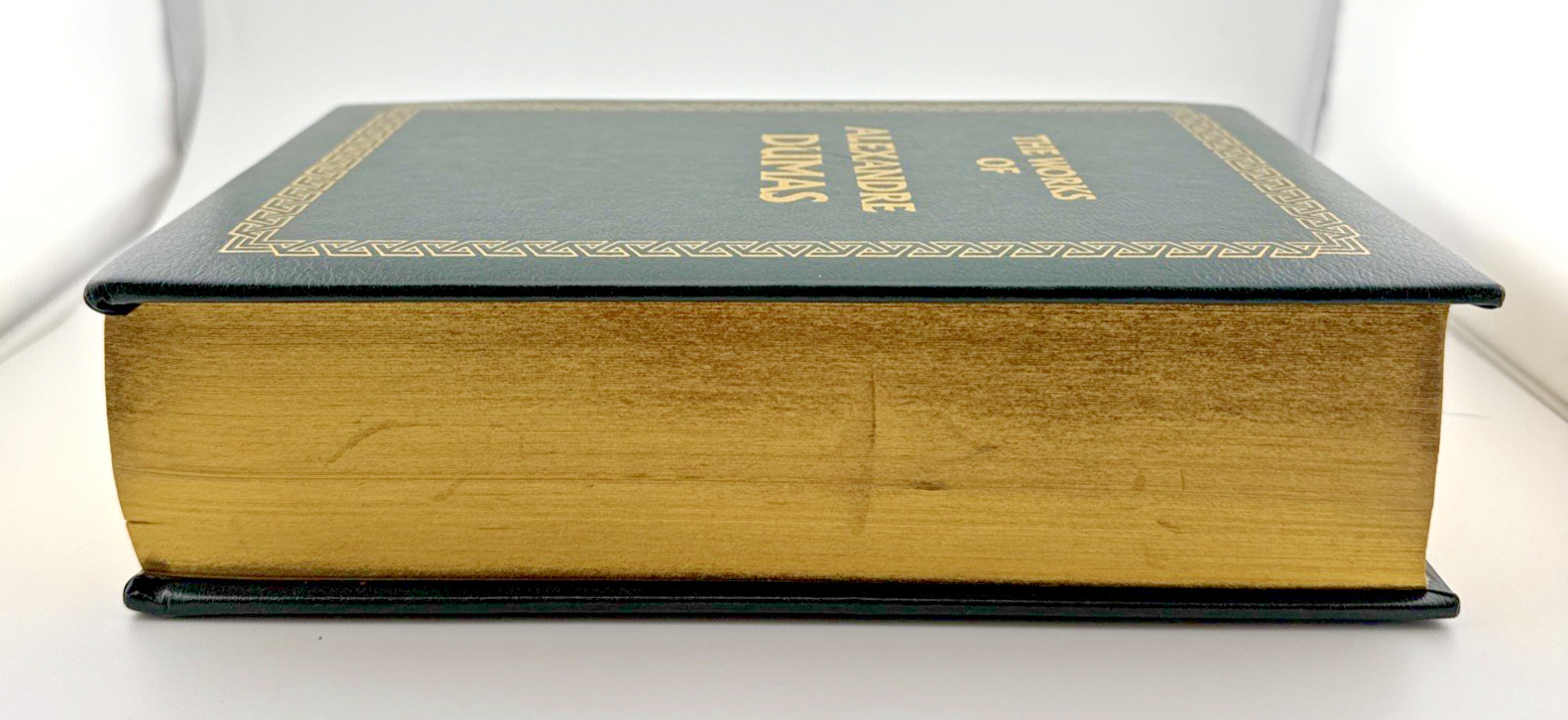 The Works Of Alexandre Dumas Longmeadow Press Leather Book