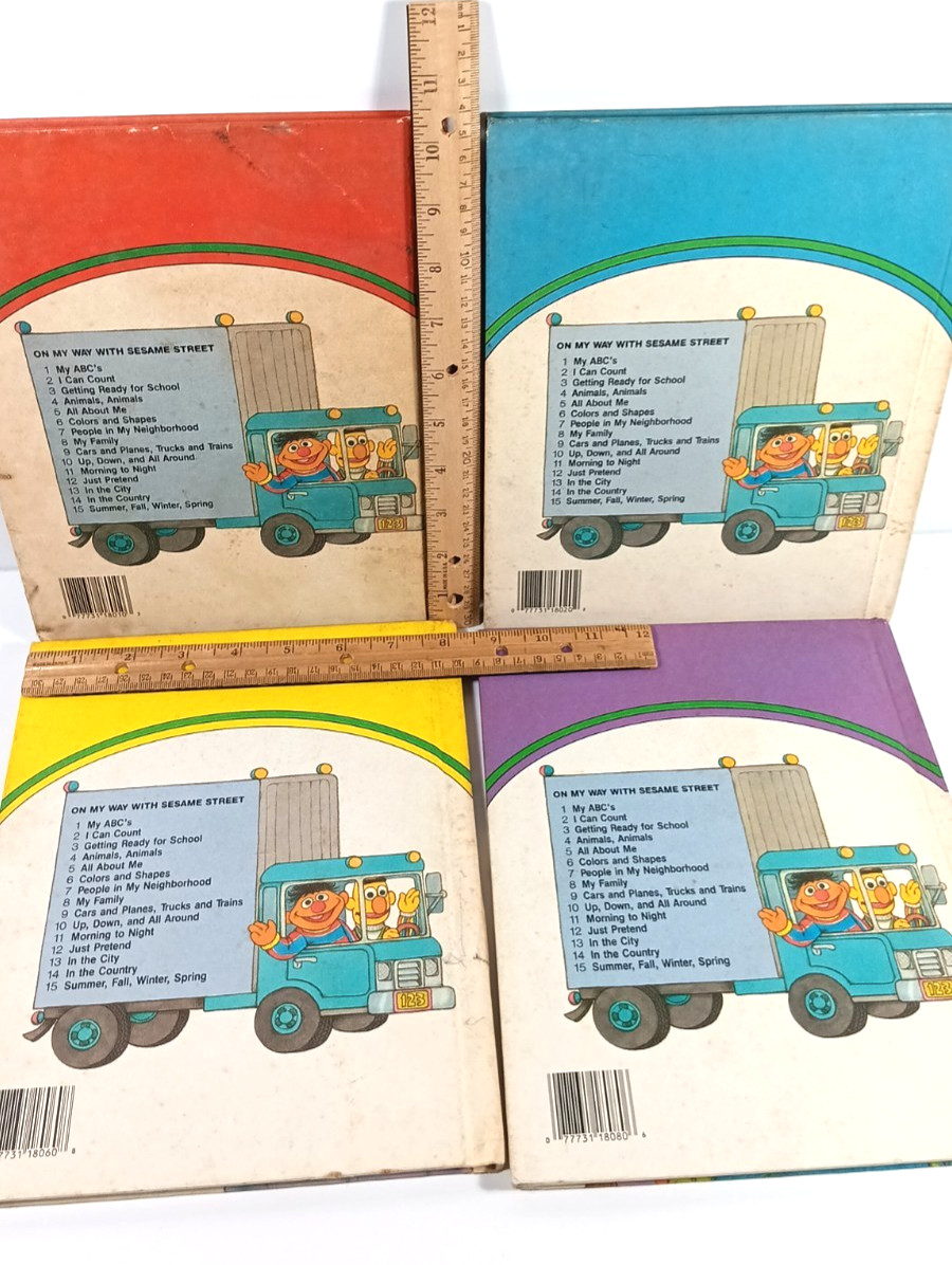 On My Way With Sesame Street Volumes You Pick 1989 Written Name