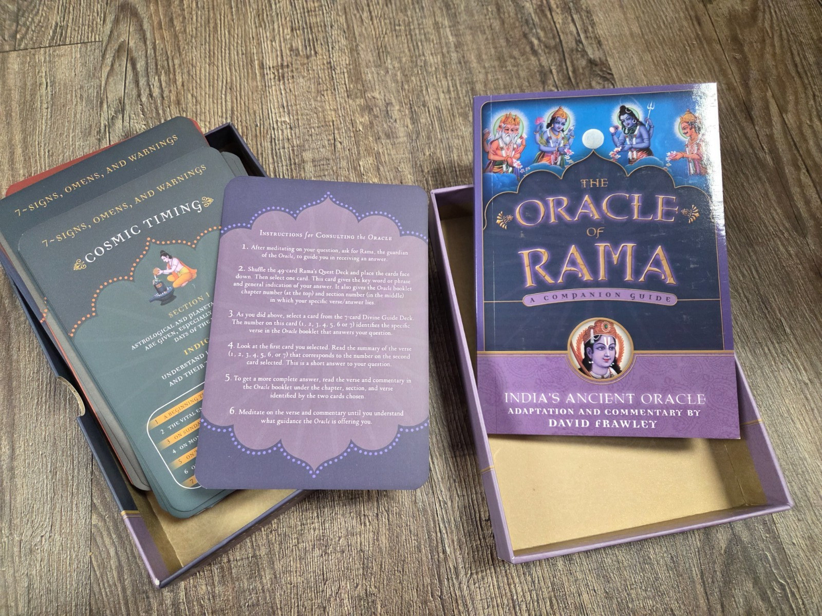 The Oracle of Rama Divination Oracle Deck Set 56 Cards and Booklet