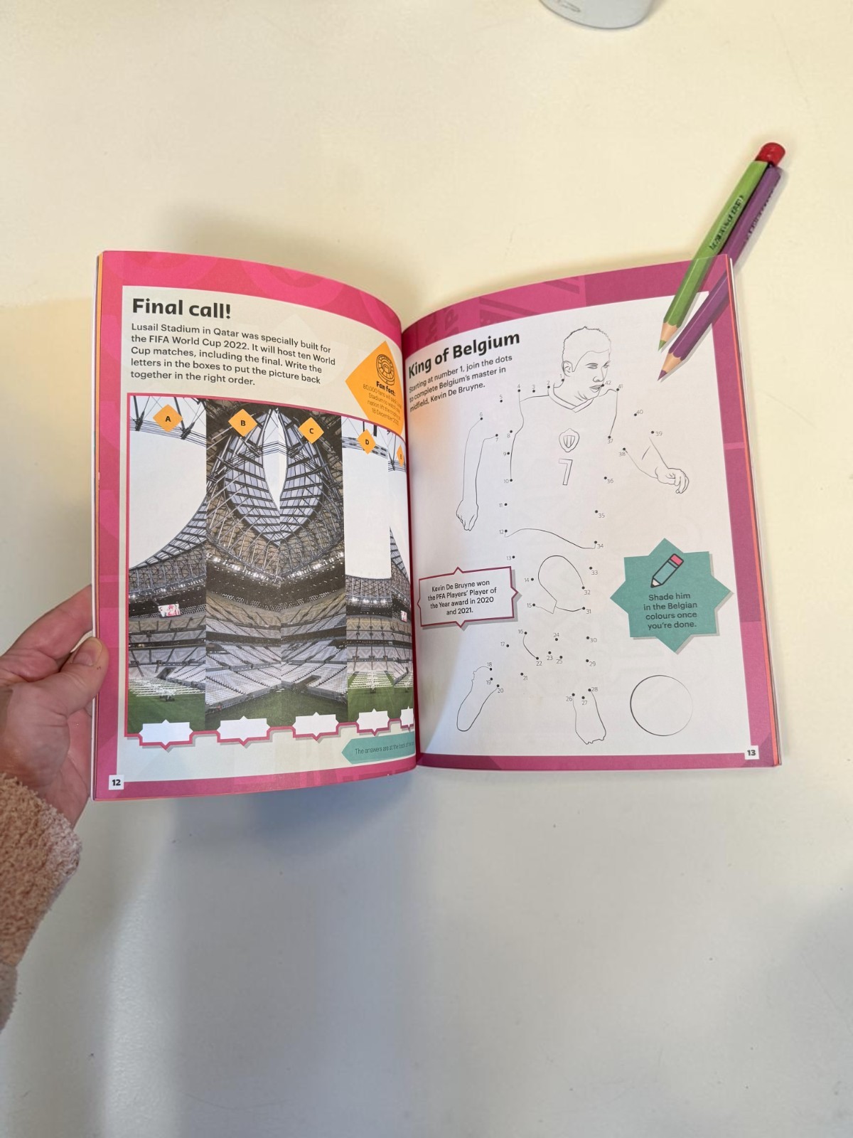 FIFA World Cup Official Activity Book 32 Pages Coloring Puzzles Prizes New