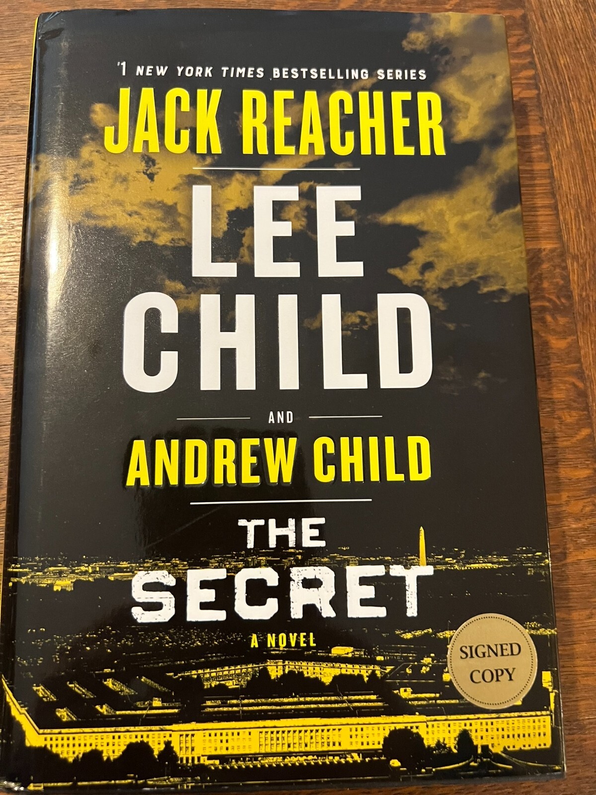 The Secret by Lee Child Andrew Child Signed 1st Hardcover Like New Jack Reacher