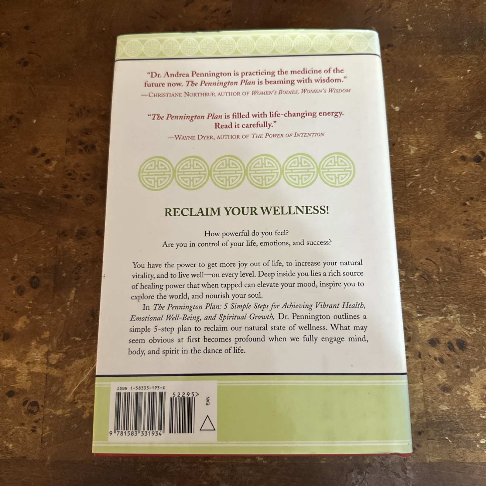 The Pennington Plan 5 Simple Steps for Achieving Vibrant Health Ships Fast NEW