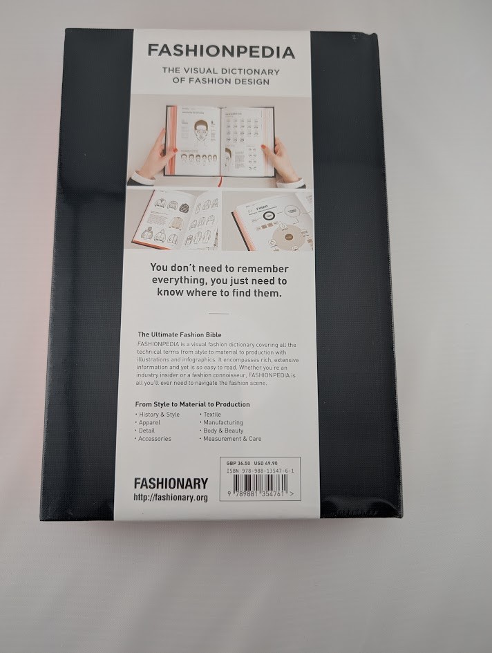 Fashionpedia: The Visual Dictionary of Fashion Design Hardcover