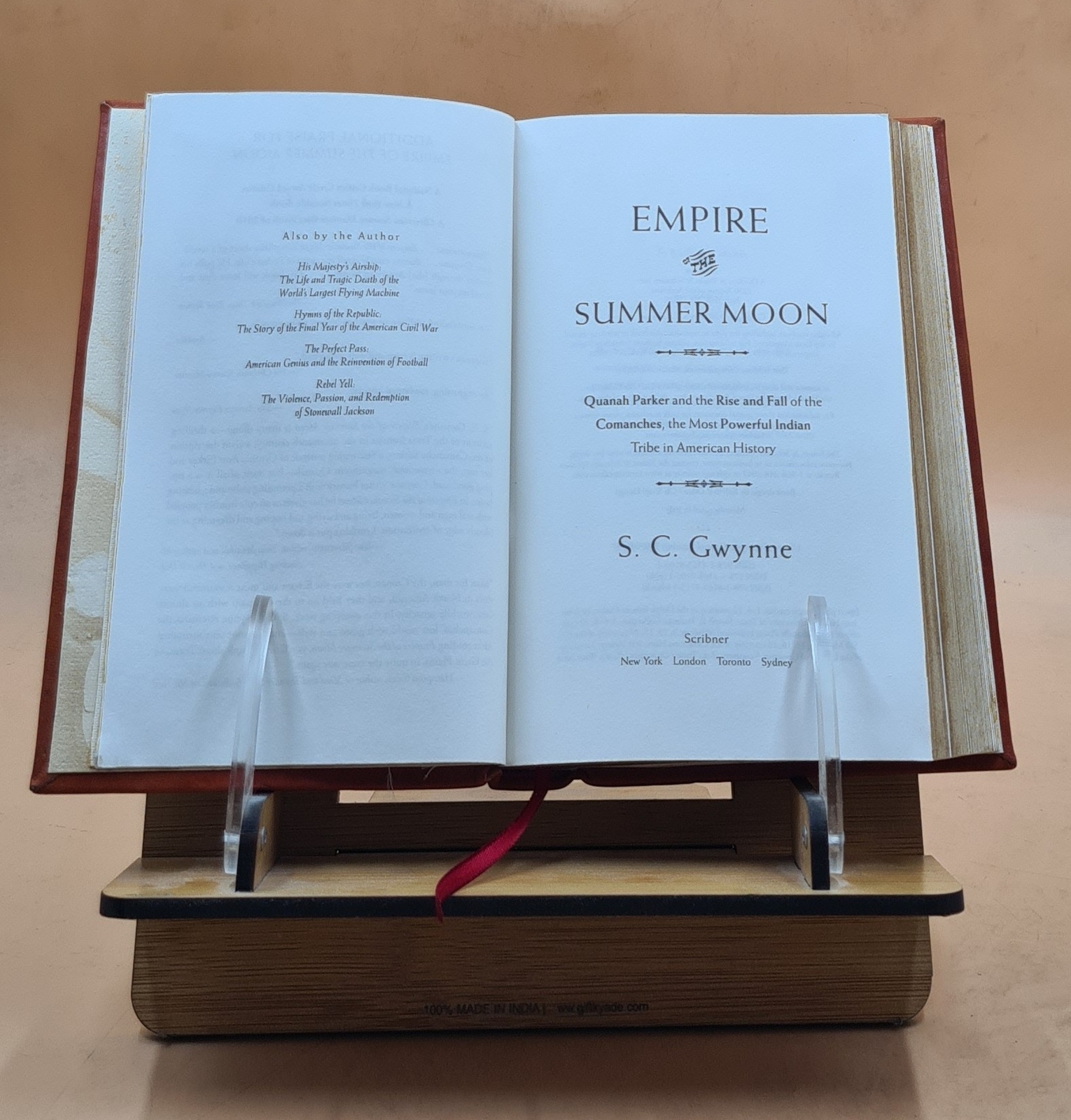 Empire of the Summer Moon: Quanah Parker and the Rise an [PREMIUM LEATHER BOUND]