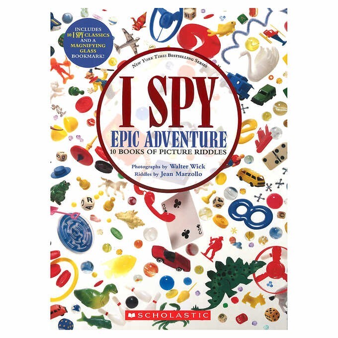 I Spy 10 Book Box Set w/ Magnifying Glass – Brand NEW PBK I Spy Classics
