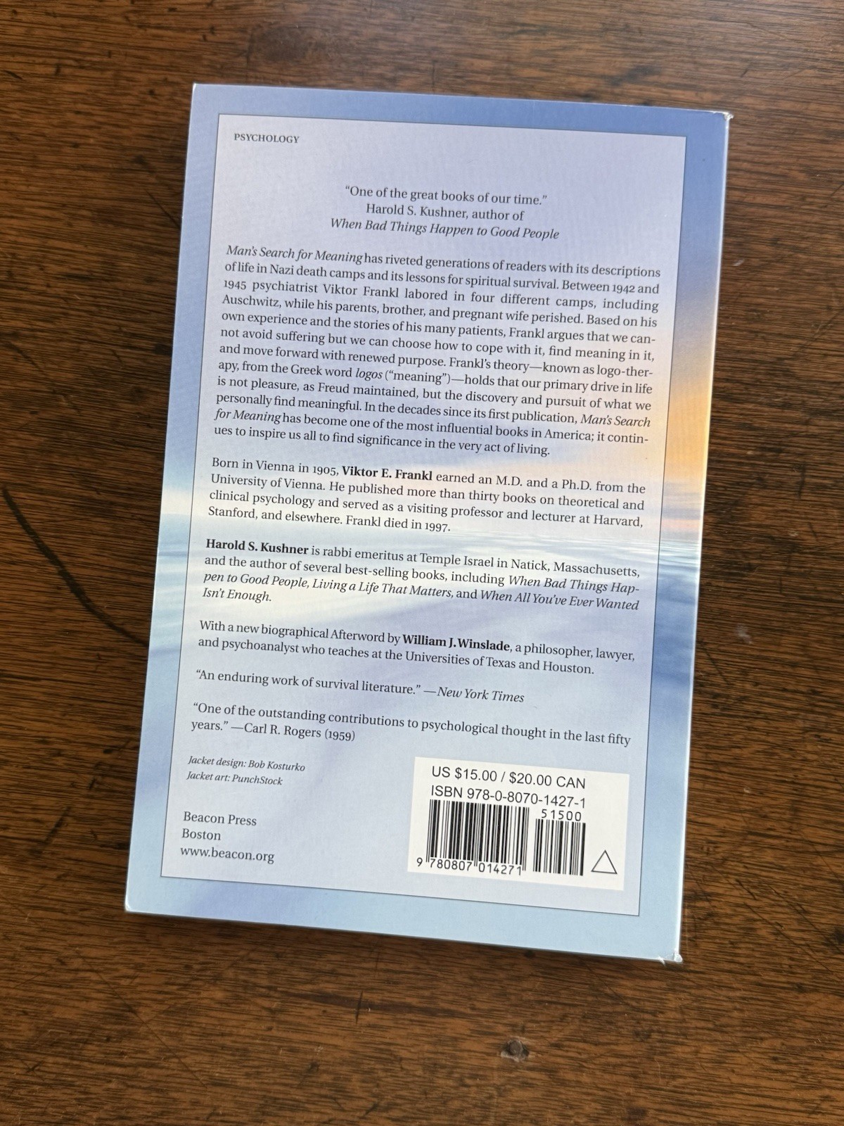 Man’s Search for Meaning by Viktor E. Frankl NEW 2006
