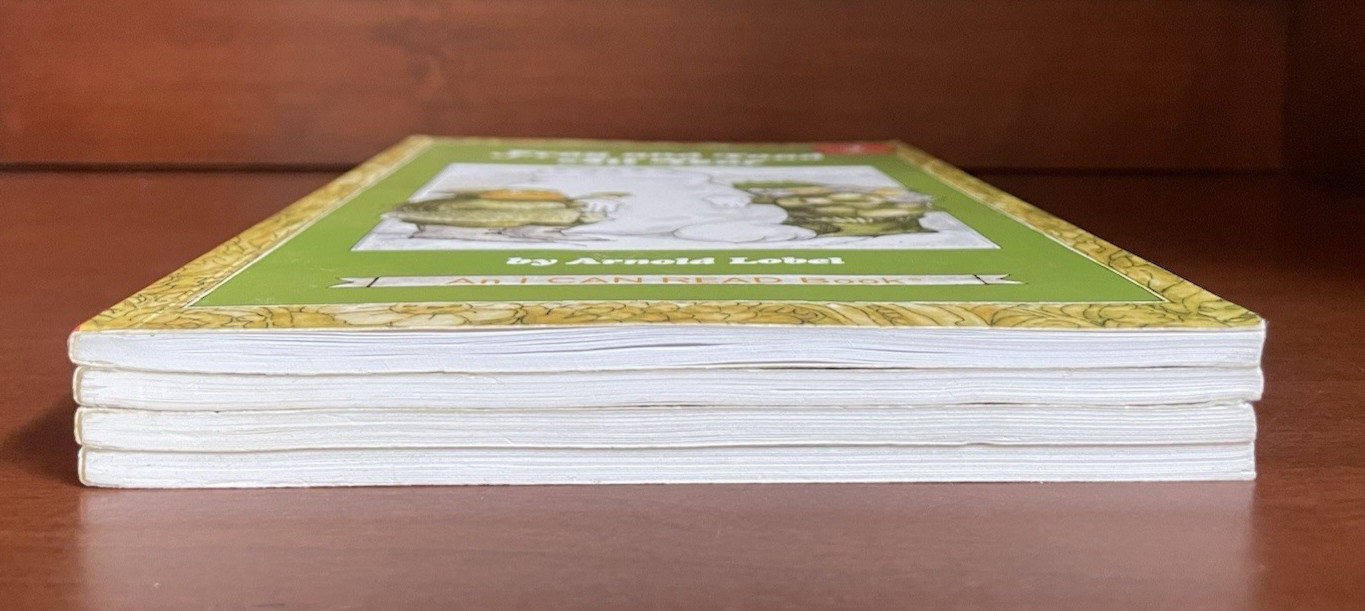 Lot of 4 Frog And Toad Books By Arnold Lobel ~ All Year, Days With, Friends +