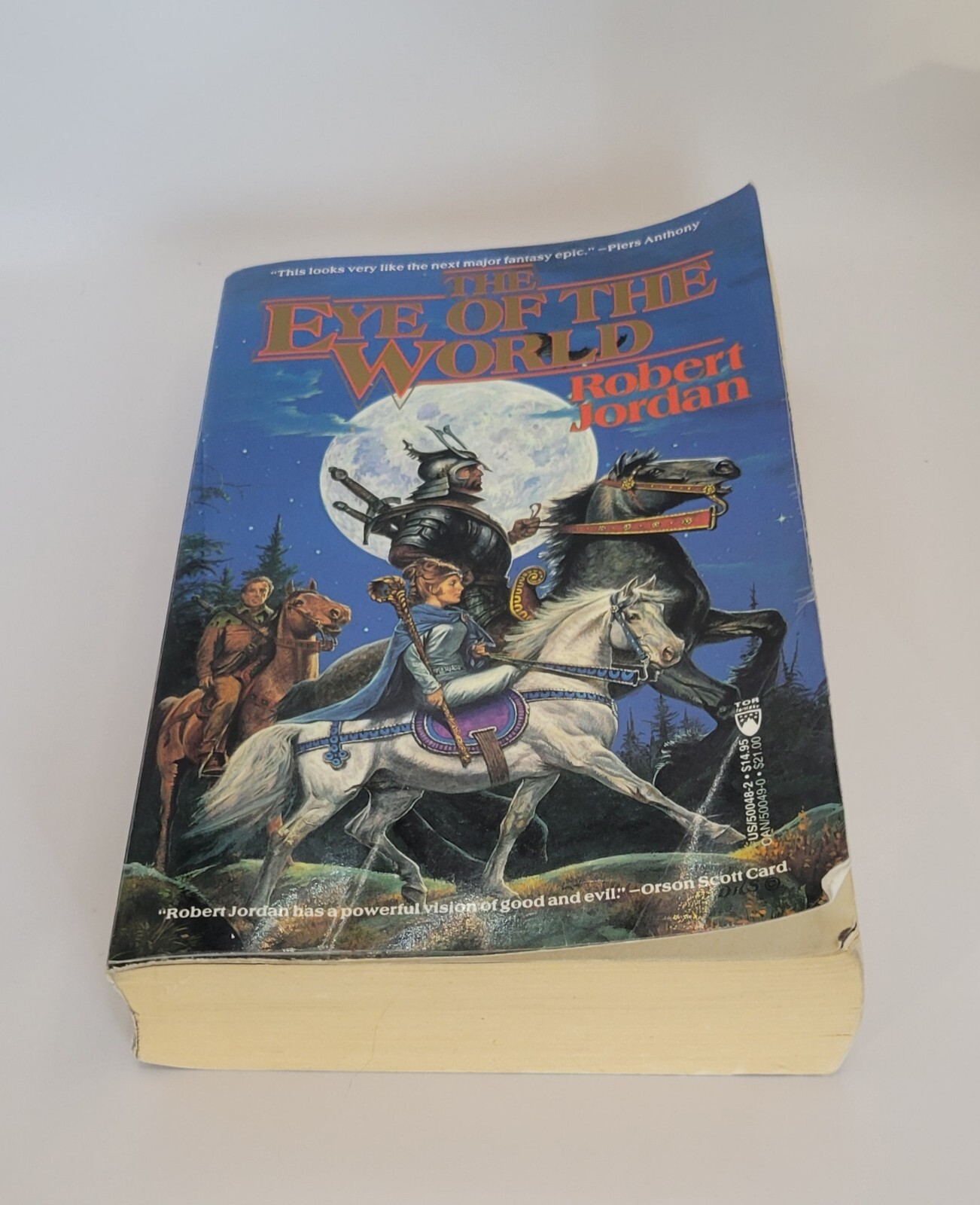 Wheel of Time Ser.: The Eye of the World by Robert Jordan (1990, Trade…