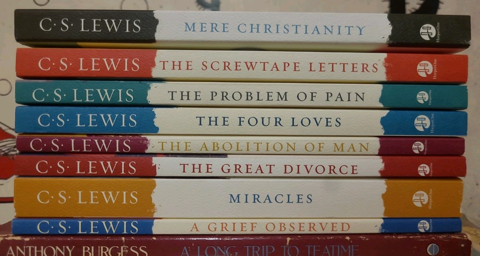 C.S. Lewis Signature 8-Book Paperback Collection Complete Set Classics Harper