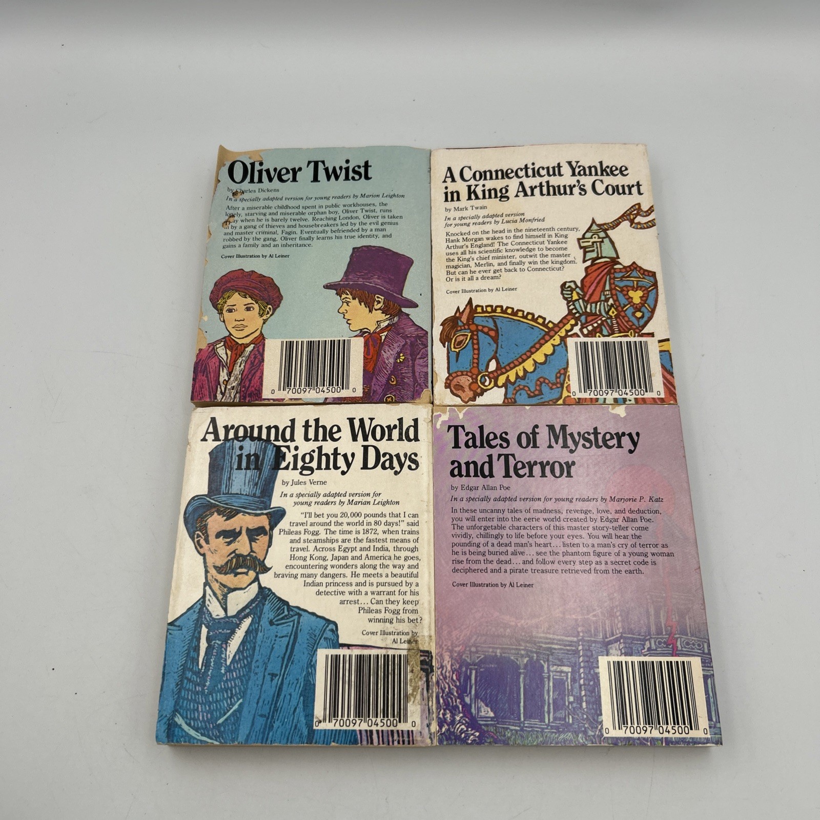 Lot Of 10 Moby Books Illustrated Classic Editions Mini Paperback Books 1970’s