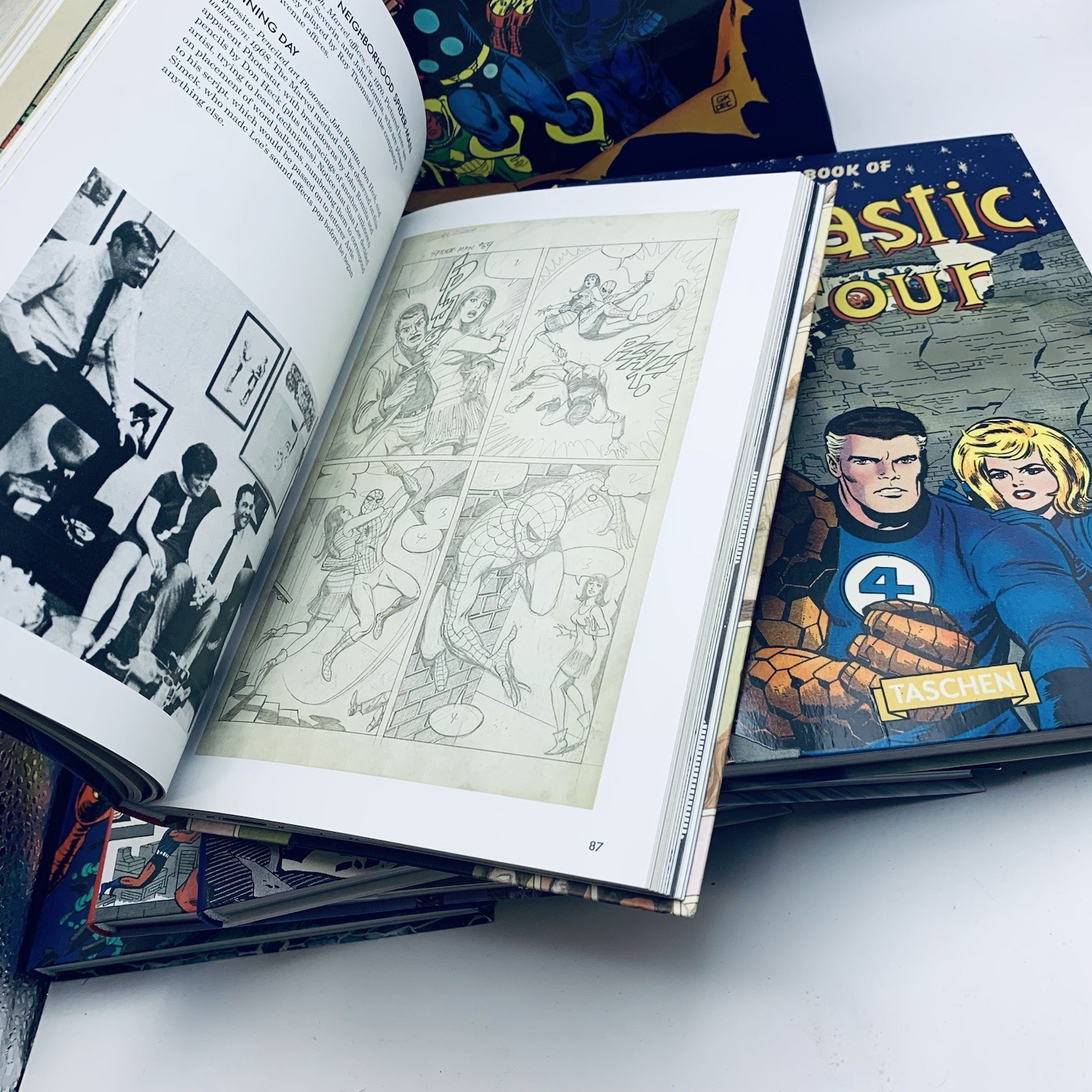 Marvel Super Heroes: 6-Book Set, Author Roy Thomas Taschen Ironman Spiderman