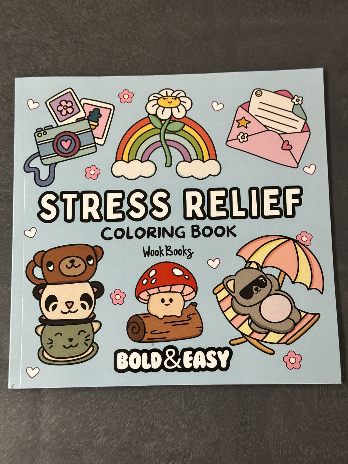 Lot of 4 Bold & Easy Coloring Books – Good