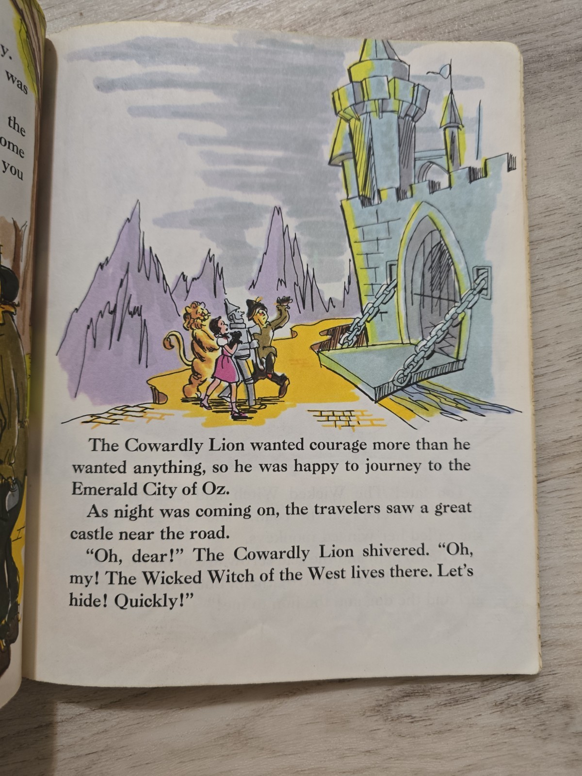 Little Golden Book #119 THE WIZARD OF OZ L. Frank Baum 1978 retold by Mary Carey