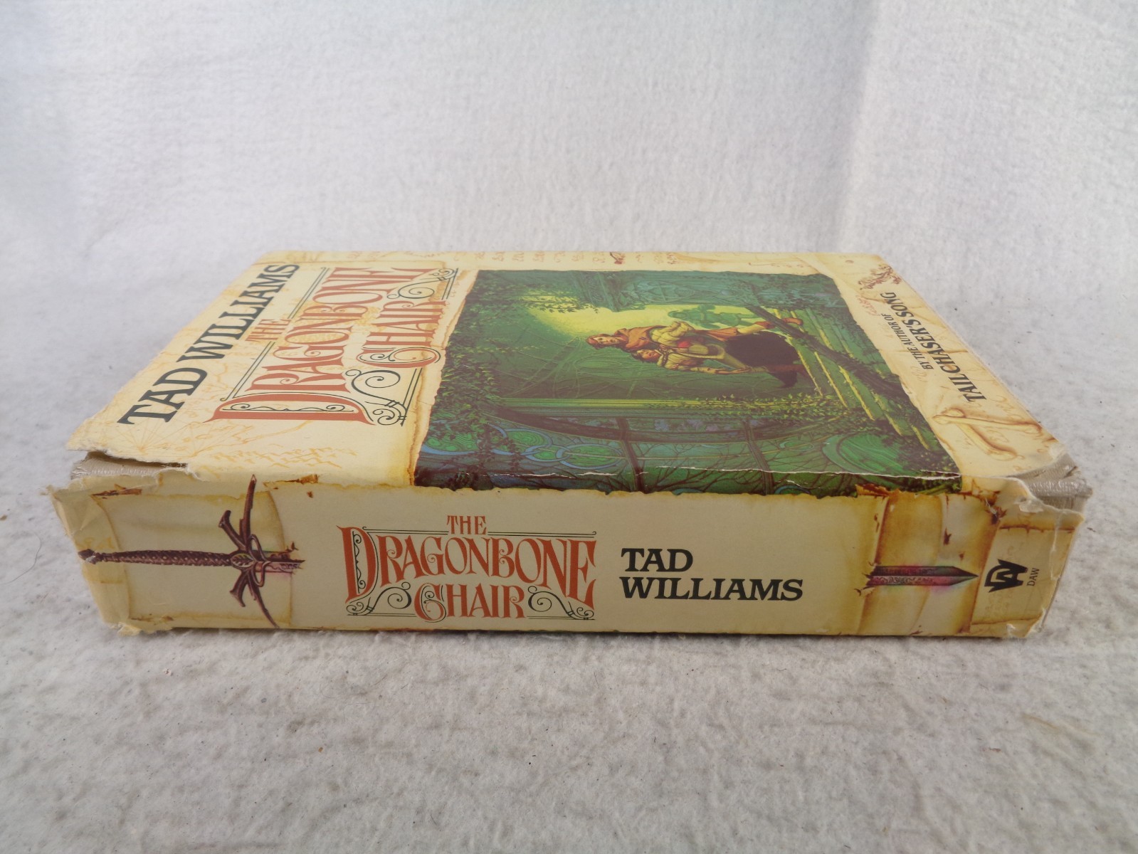 The Dragonbone Chair Tad Williams HC DJ 1988 Memory Sorrow and Thorn Book 1