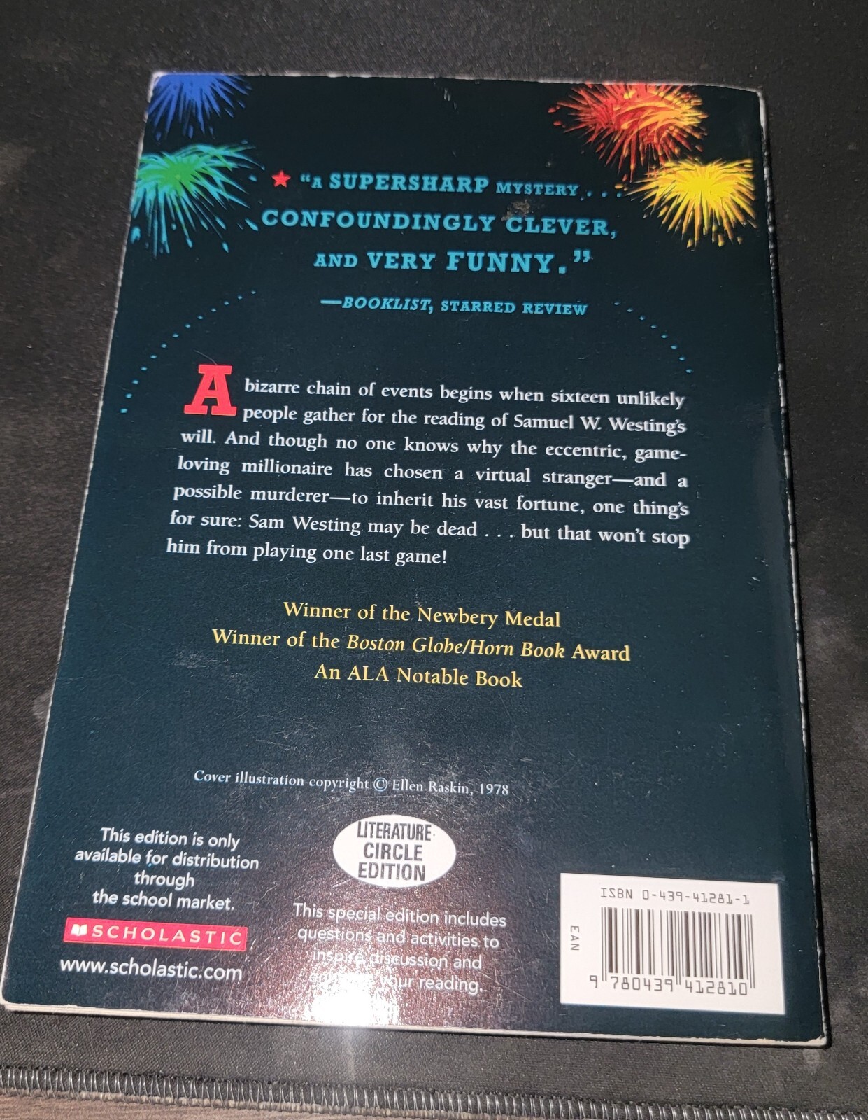 The Westing Game by Ellen Raskin (Trade Paperback)