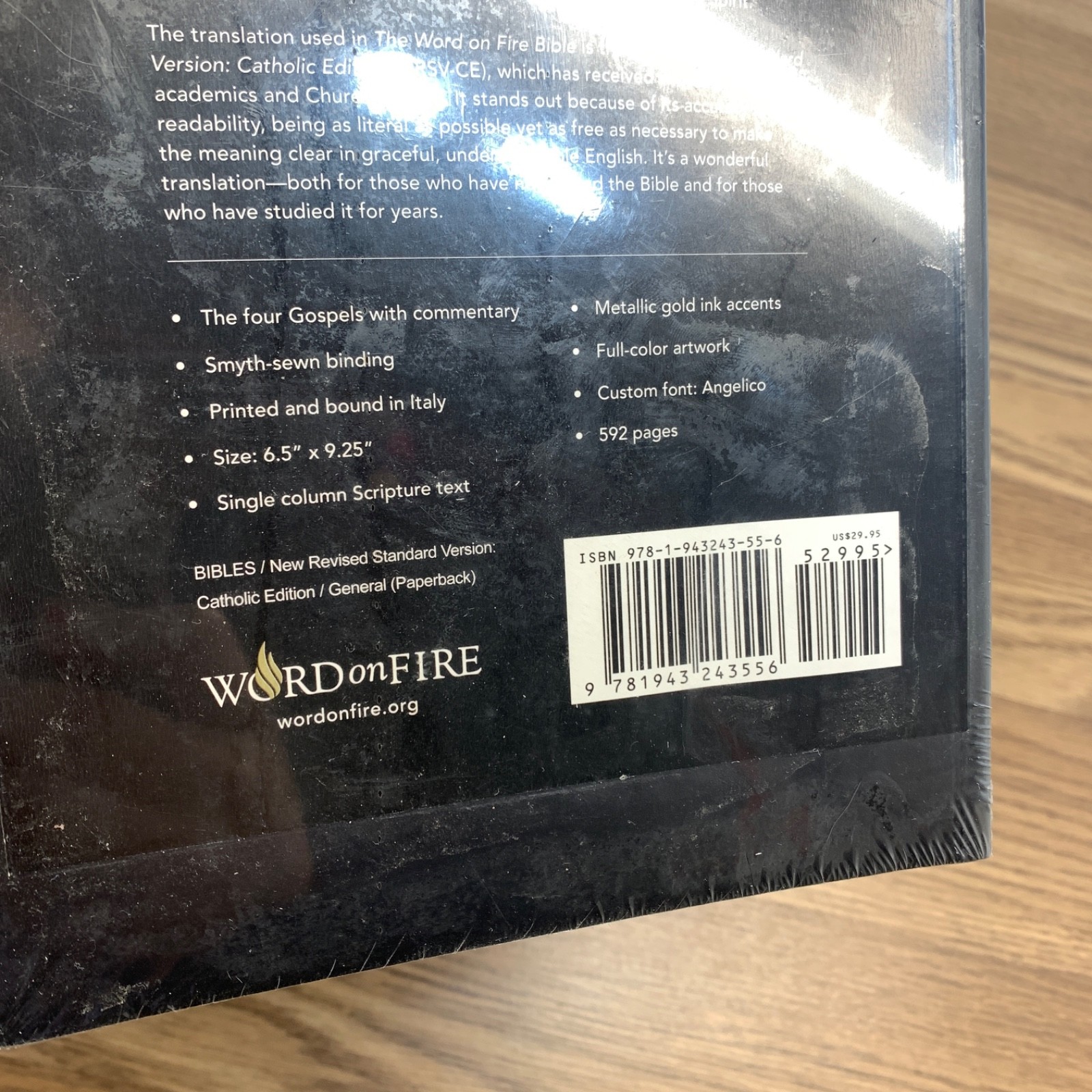 The Word on Fire Bible: The Gospels Paperback 592 Pages – NEW SEALED