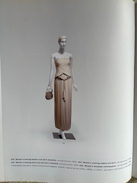 Giorgio Armani Guggenheim Museum exhibition catalog 10.5×12″ book hardcover New