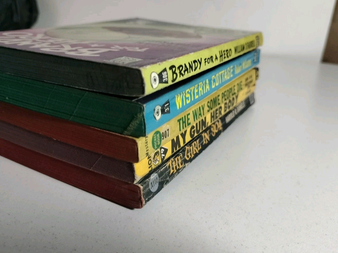 Vintage 1950s Mystery Paperback Lot Dell Lion Pocket Crime Noir 5 Books Pulp