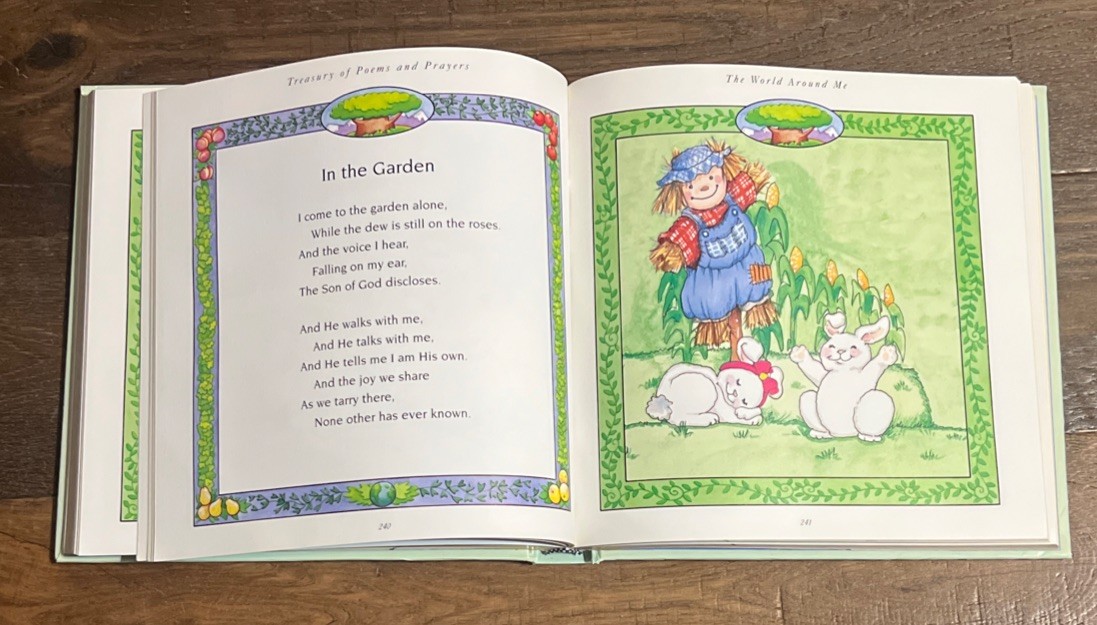 Poems and Prayers for Children Book Lynne Suesse 1999 Vintage Hardcover 1st Ed