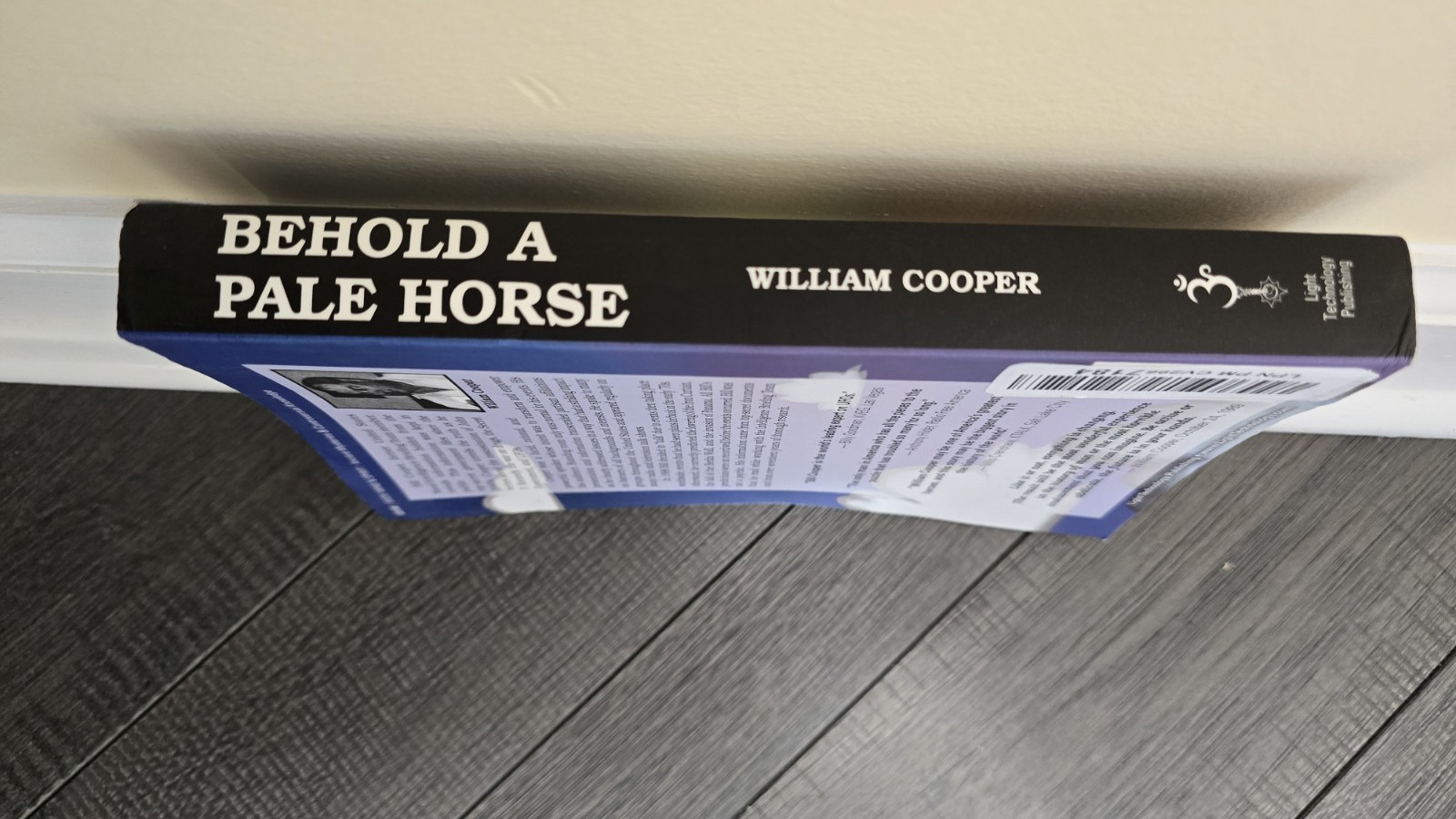 NEW – Behold a Pale Horse by William Cooper (1991, Trade Paperback)