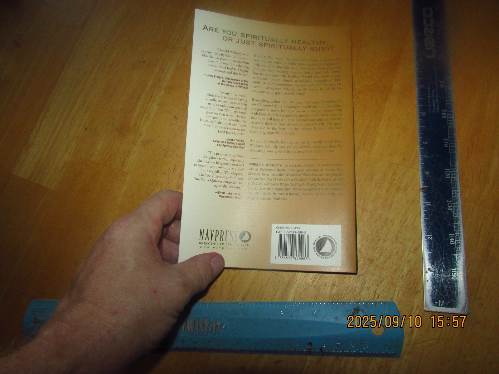 Ten Questions to Diagnose Your Spiritual Health by Donald S. Whitney (2001, Trad