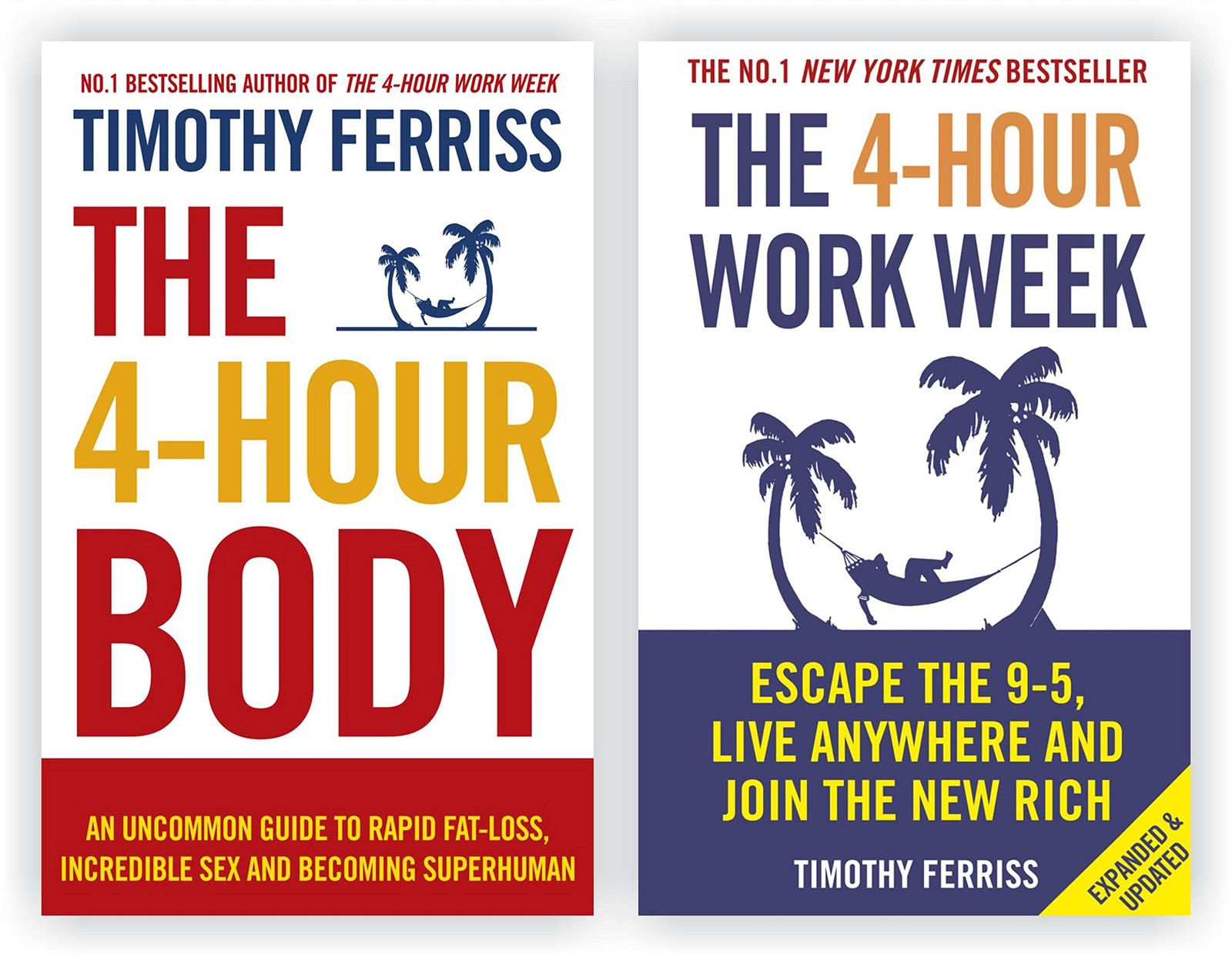 Timothy Ferriss 2 Books Collection Set [The 4-Hour Work Week and The 4-Hour …