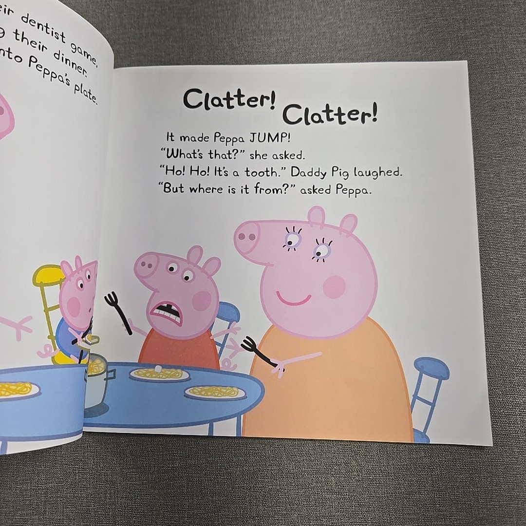 Peppa Pig ~ Bedtime~Tooth Fairy~Windy~Swimming ~ 2015 ~ 4 Trade Paperback Books