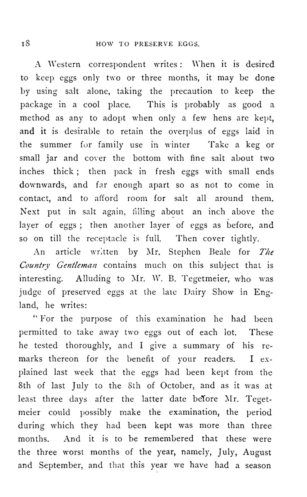How To Preserve Eggs 1885 (48 Pages)