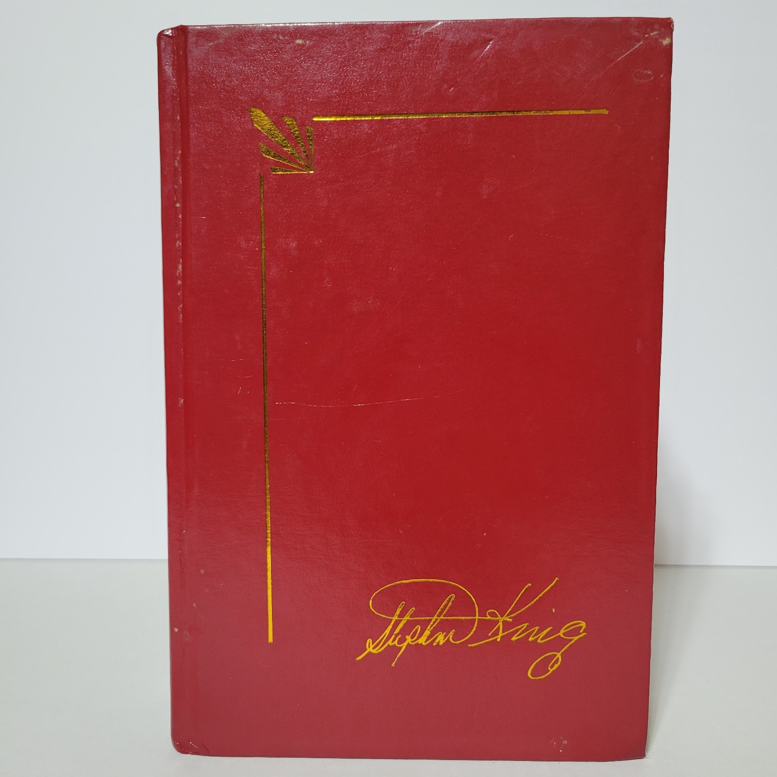 NEEDFUL THINGS Stephen King Library Edition 1991 Red Faux Leather Bound HC