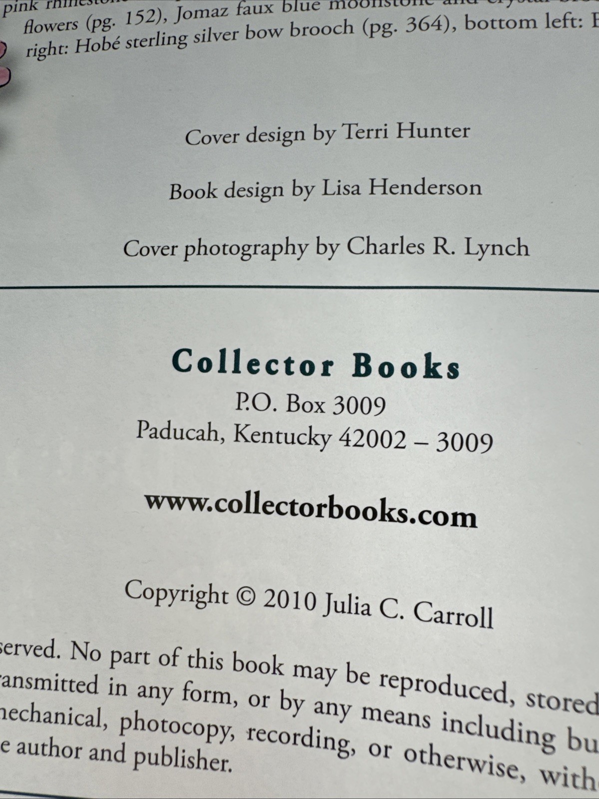 Collecting Costume Jewelry 202: Dating Jewelry 1935-1980 ID & Value 2nd Ed 2010