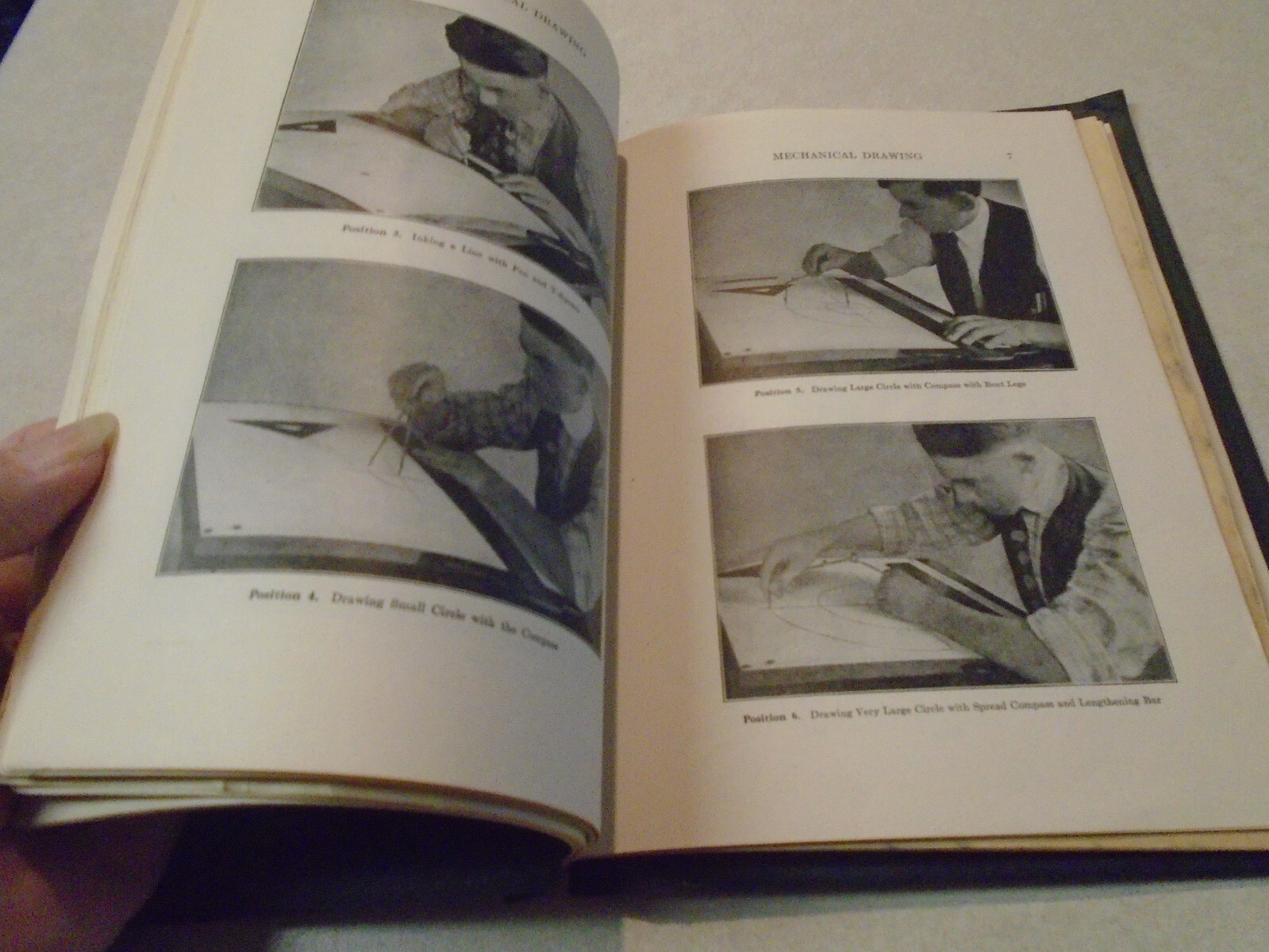 Vintage 1925 Mechanical Drawing Lessons Ervin Kenison American School Chicago