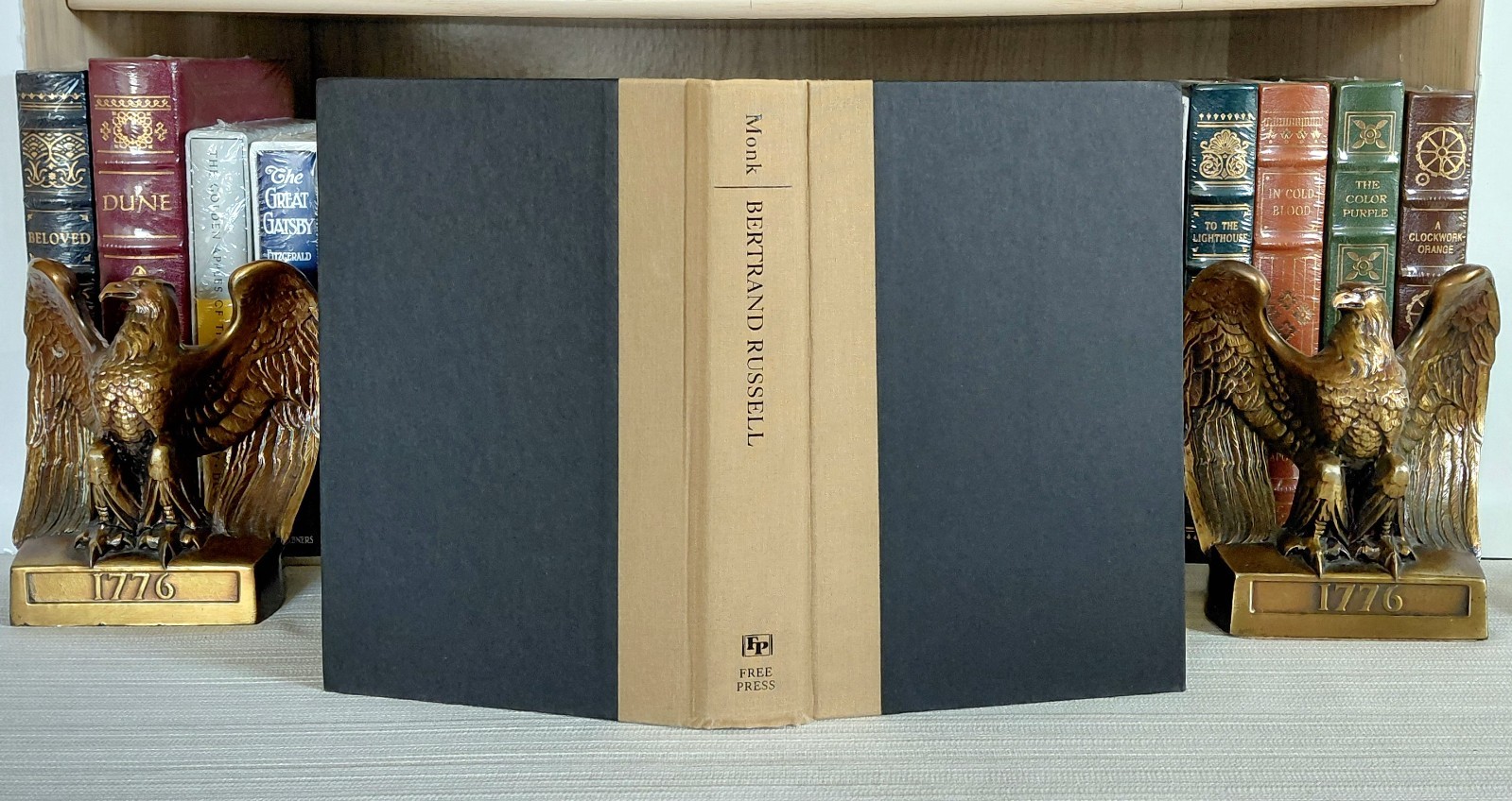 BERTRAND RUSSELL IN TWO VOLUMES: ONE 1872-1921 AND TWO 1921-1970 BY RAY MONK VG