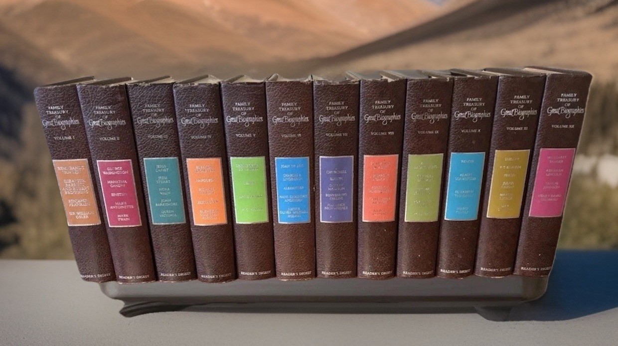 Reader’s Digest Complete Book Set 1-12 Family Treasury of Great Biographies 1stE