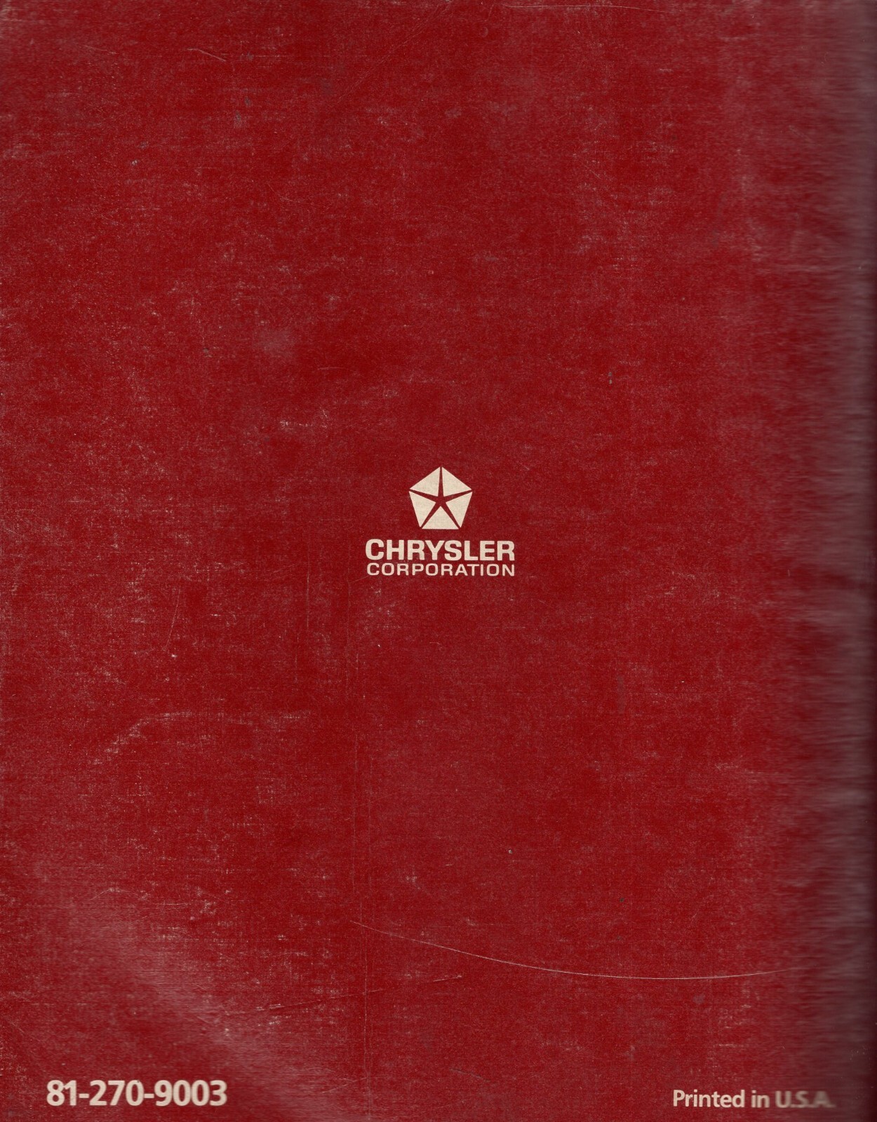1979 Chrysler Plymouth Horizon Dodge Omni Chassis Body Service Manual MN373