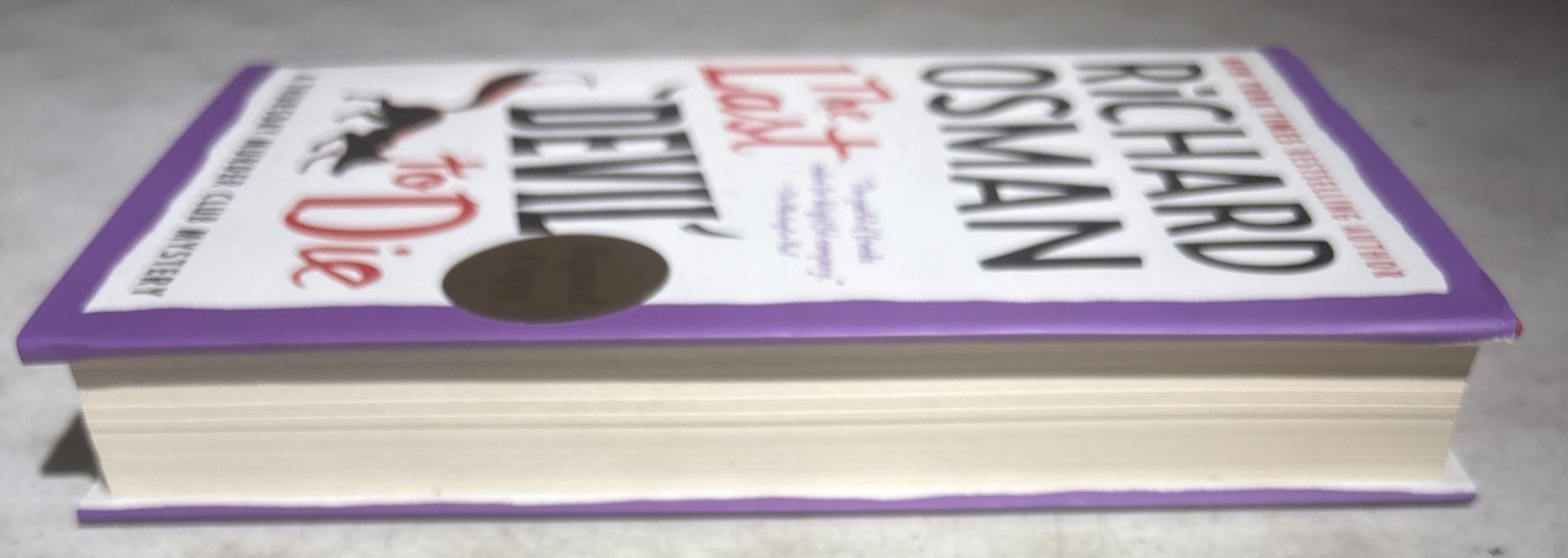 The Last Devil to Die by Richard Osman, signed FIRST EDITION, first printing