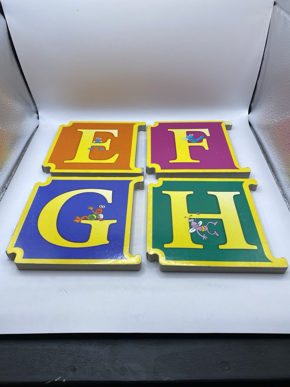 Sesame Street ABC Book Set Interlocking Individual Letter READ