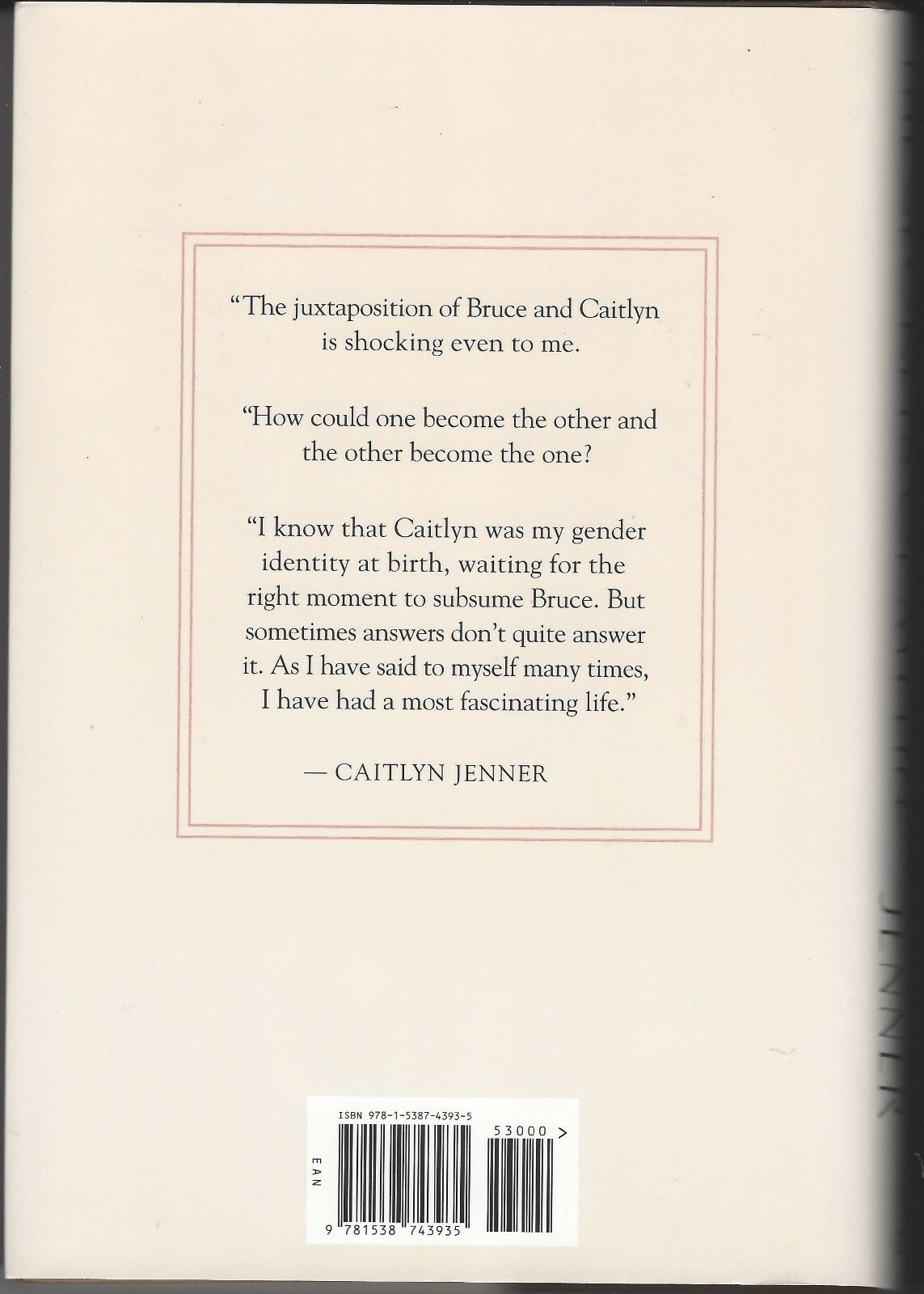 The Secrets of My Life by Caitlyn Jenner SIGNED 1st edition Hardcover Unread