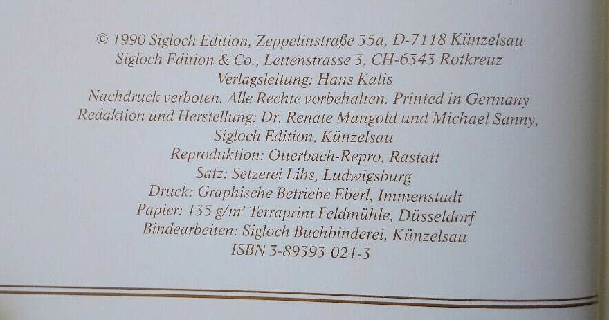 Vollwert – Sigloch Edition – gebundene Ausgabe