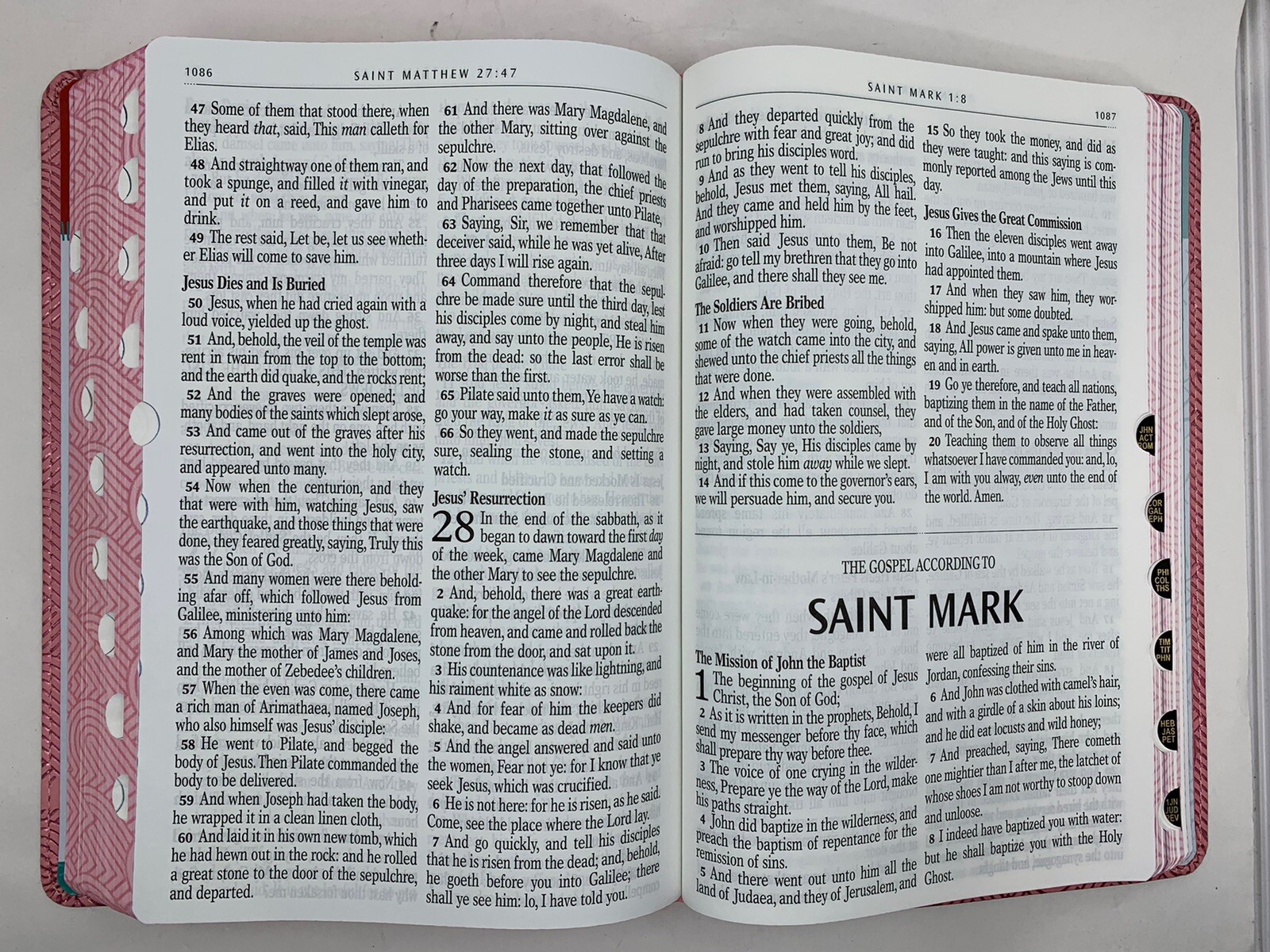 KJV Kids Bible, large print 40 Pages Full Color Study Helps, Presentation index