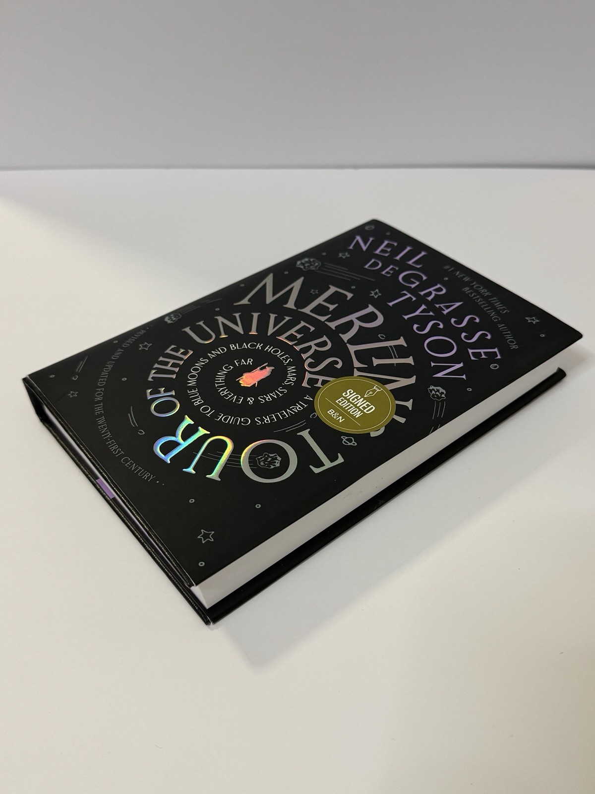 Neil deGrasse Tyson Signed Merlin’s Tour of the Universe Autographed 1st Ed Book