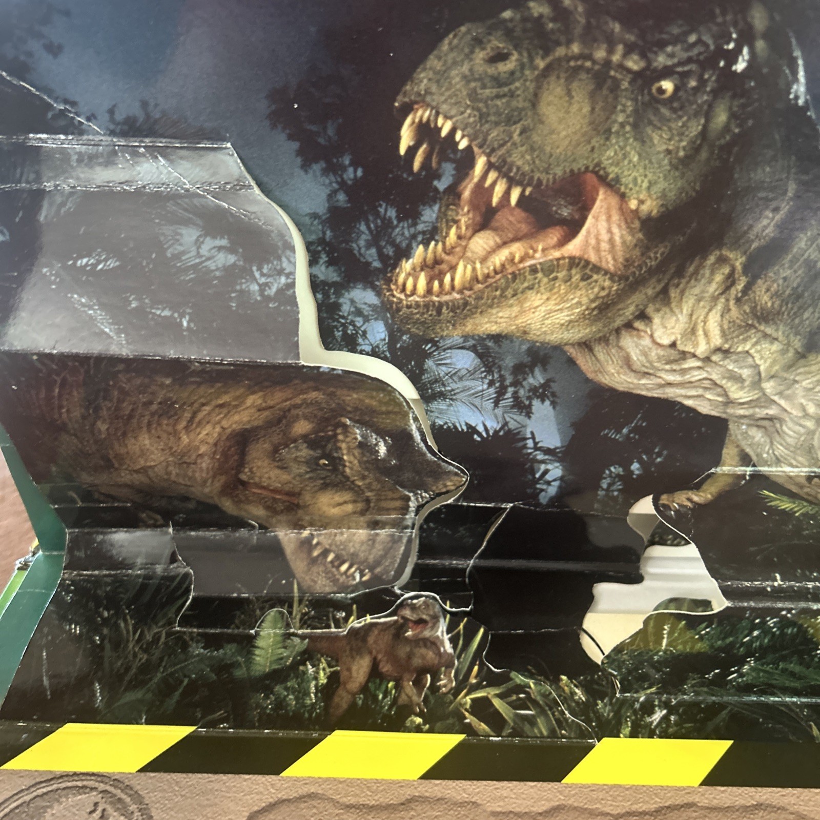 1997 JURASSIC PARK THE LOST WORLD HC Landoll’s POP UP Book