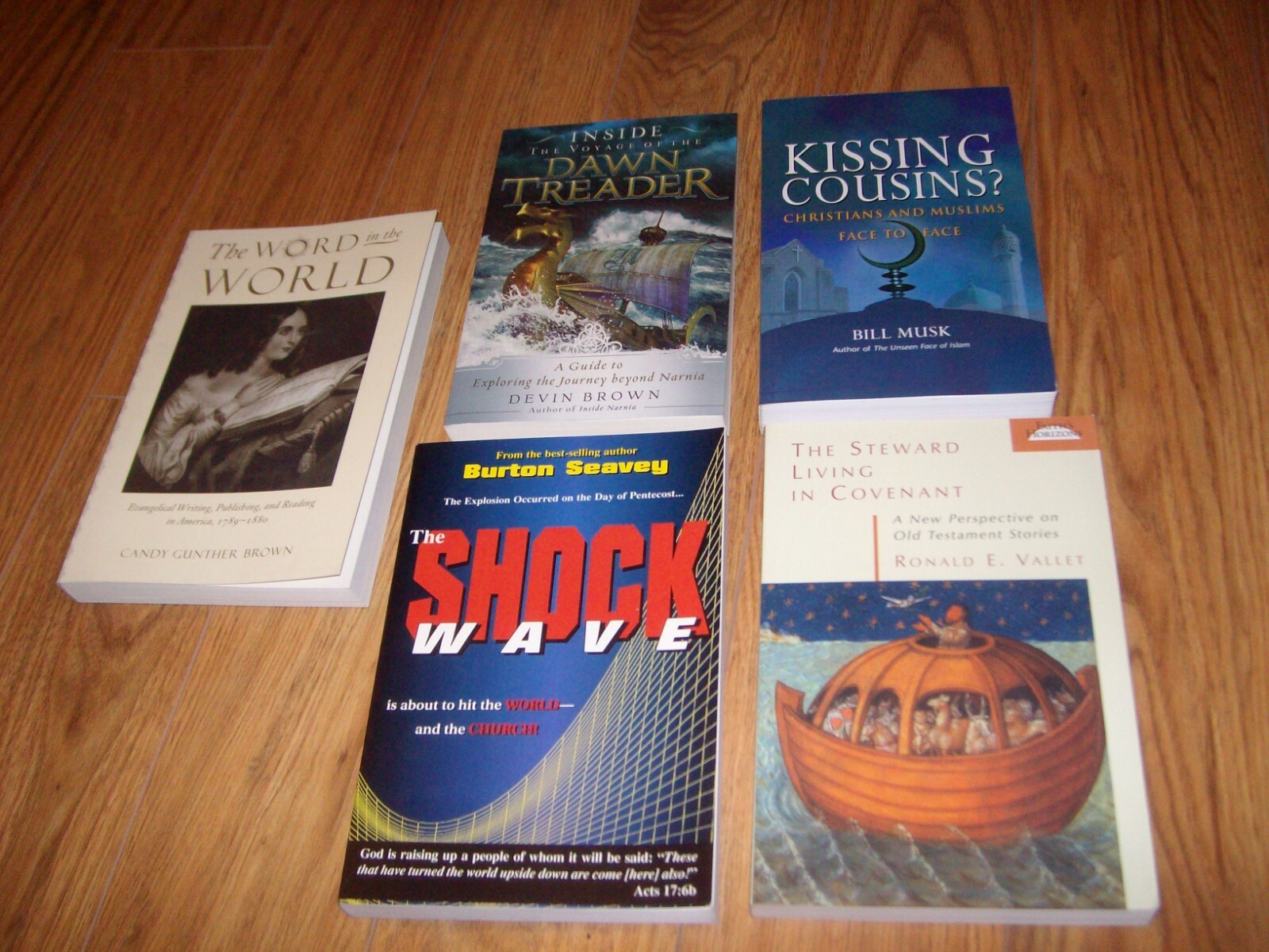 Bill Musk Burton Seavey Ronald Vallet Devin Brown Gunther lot 5 Chrirtian Books