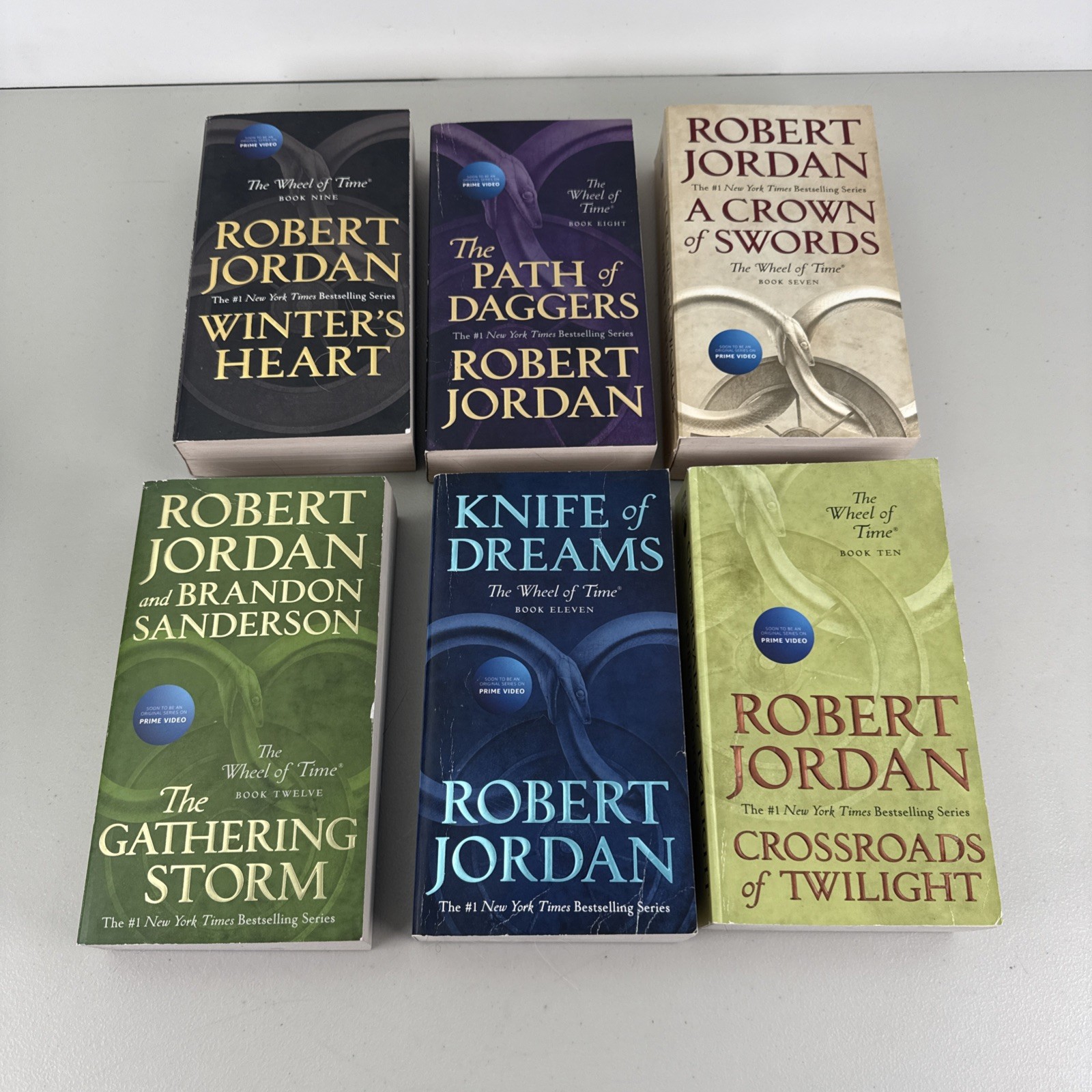 Robert Jordan The Wheel of Time Books 7-12 PB – Box Sets III & IV 3 & 4