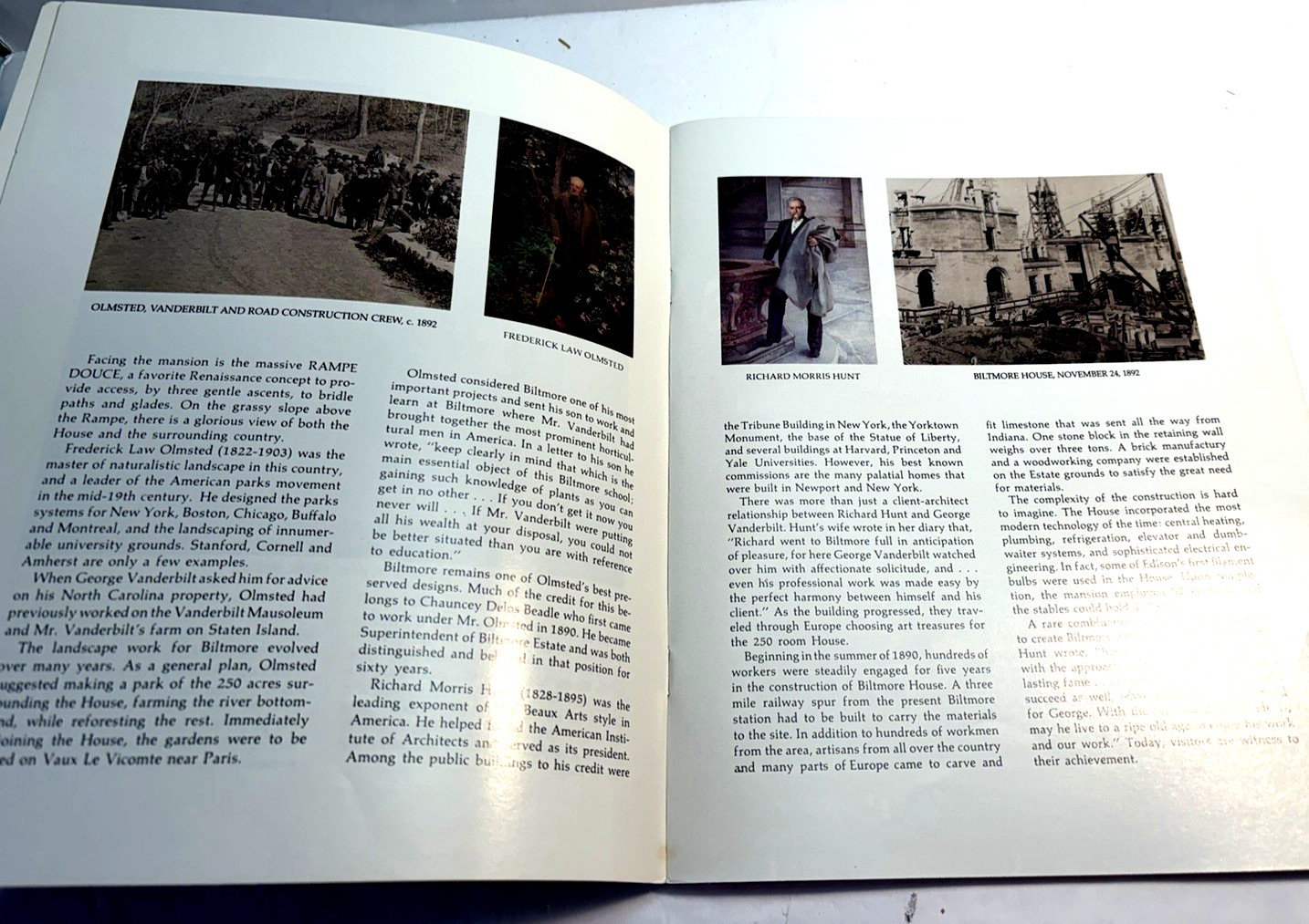 Biltmore Estate Souvenir Book PB Vintage 1987 80 Pages Full Color