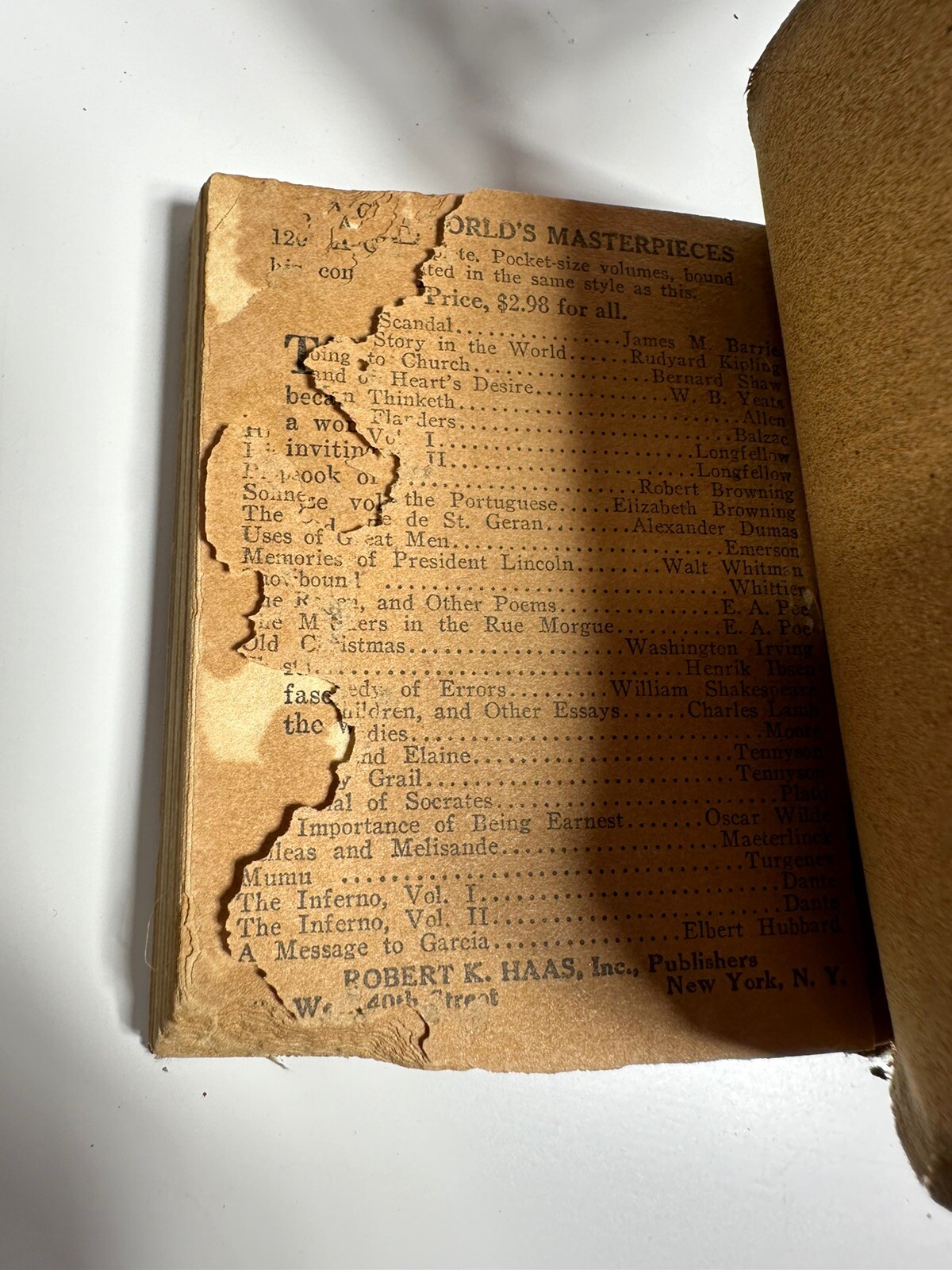 Little Leather Library – A CHRISTMAS CAROL Charles Dickens Antique Book 1920’s