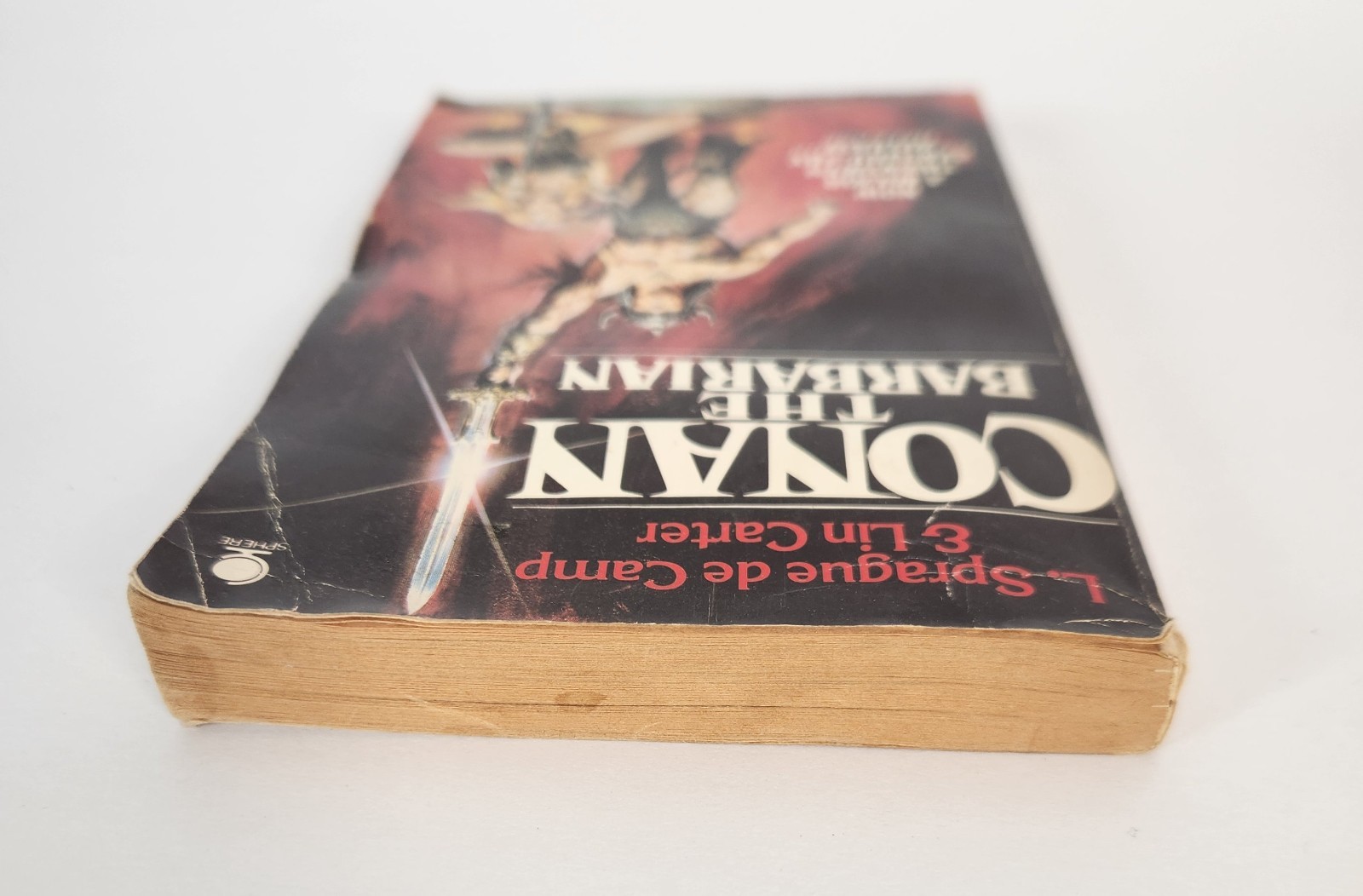 Conan the Barbarian 1982 Movie Tie-In UK Printing Vintage Paperback Fair Conditn