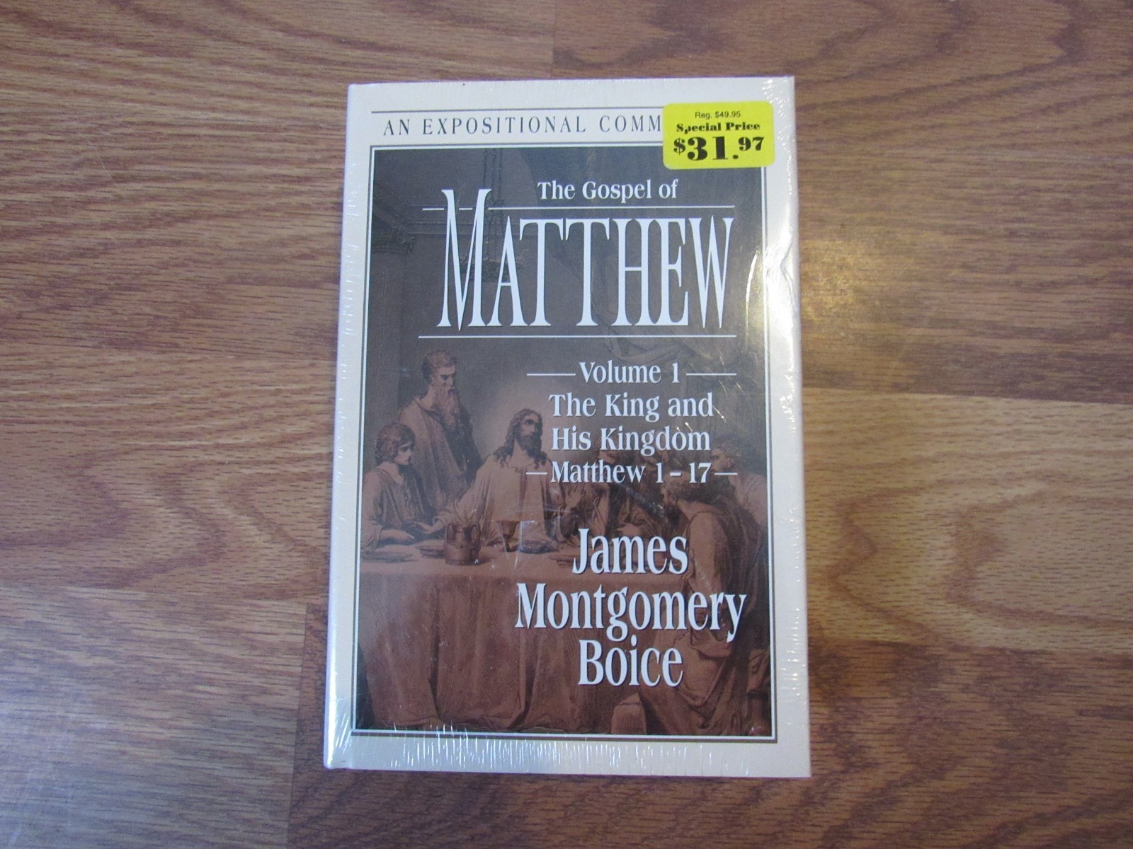 THE GOSPEL OF MATTHEW By James Montgomery Boice, 2 Volume Set NEW In Shrinkwrap