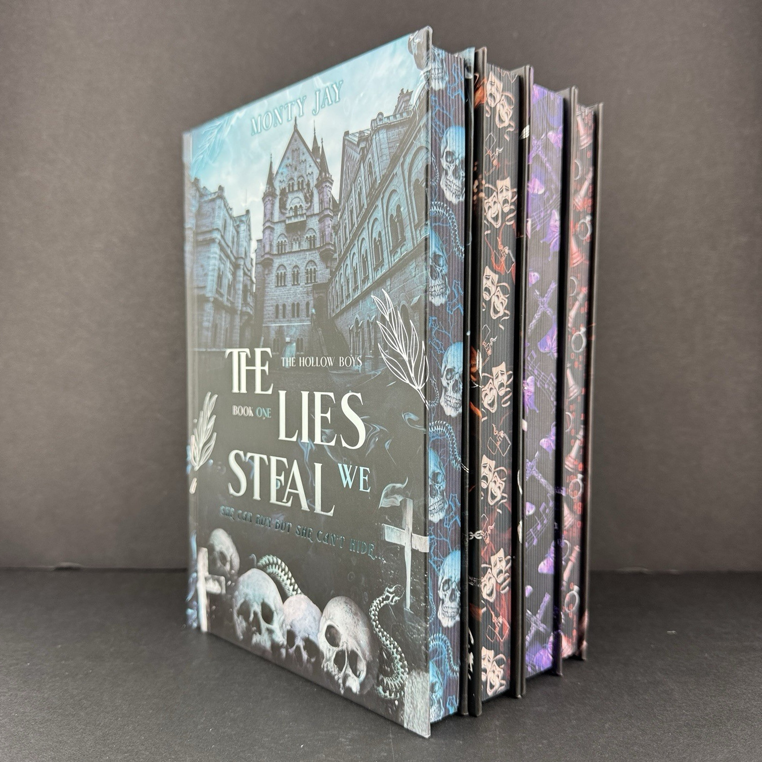 Twisted Fiction Monty Jay Hollow Boys Special Edition 4 Hardcover Book Set New
