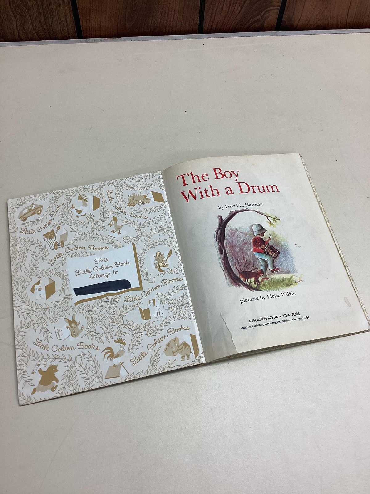 Vintage Little Golden Books Lot 7 Dumbo Mother Goose Trucks Elf Drum Porky