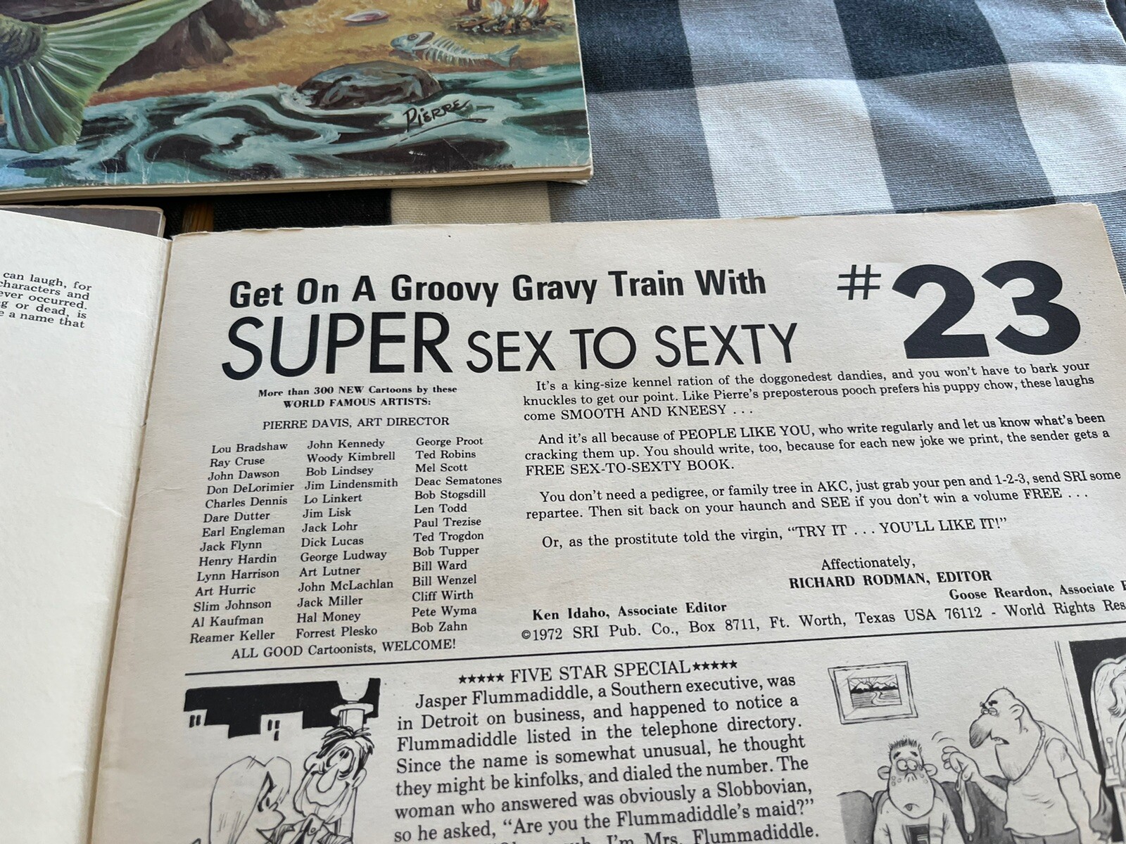 Lot Vintage SUPER SEX TO SEXTY #19 23 28 Adult Humor Giant Cartoon Magazine